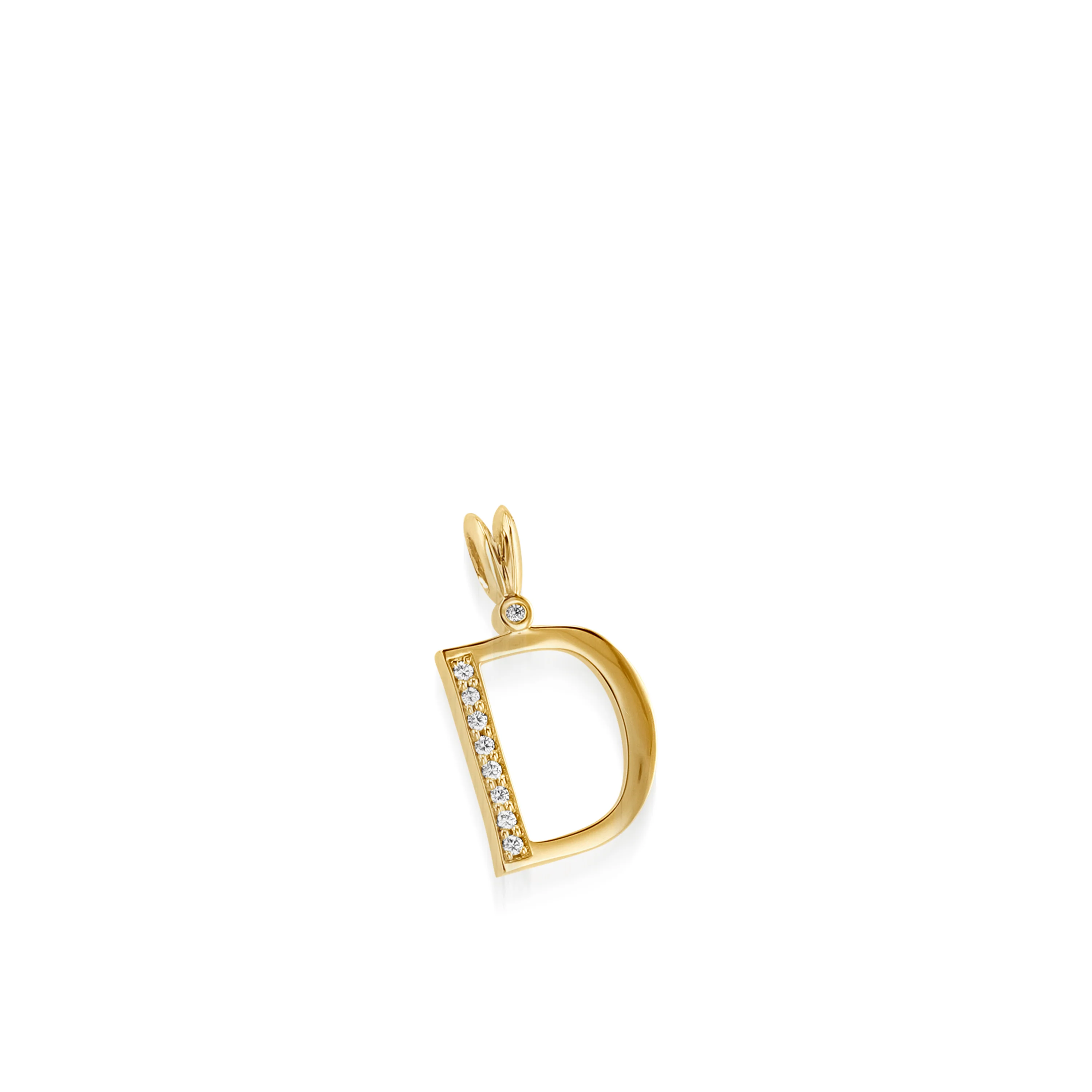 Initial D Diamond Medallion Pendant - Image 4