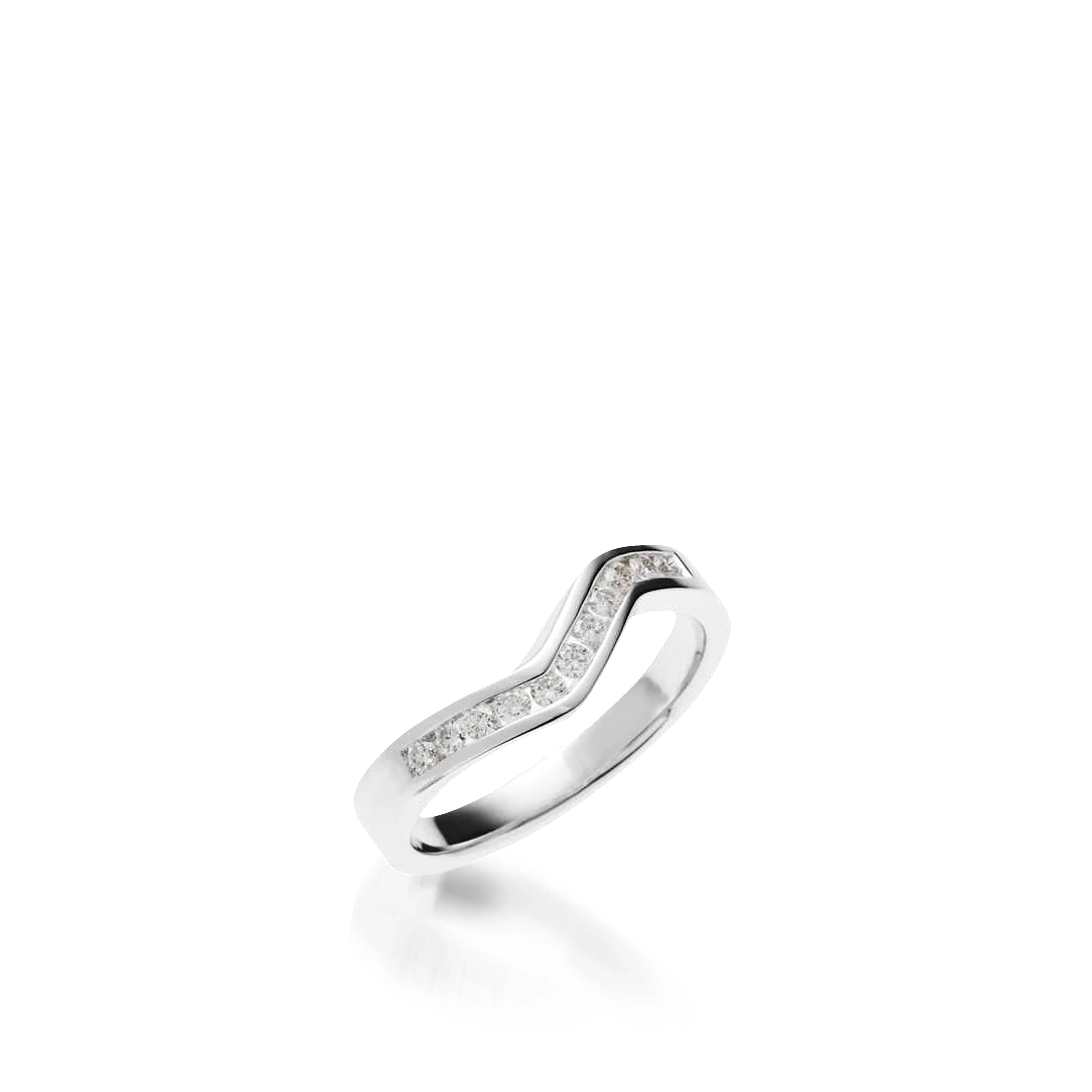 Intrinsic Princess Cut White Gold Engagement Ring - Image 5