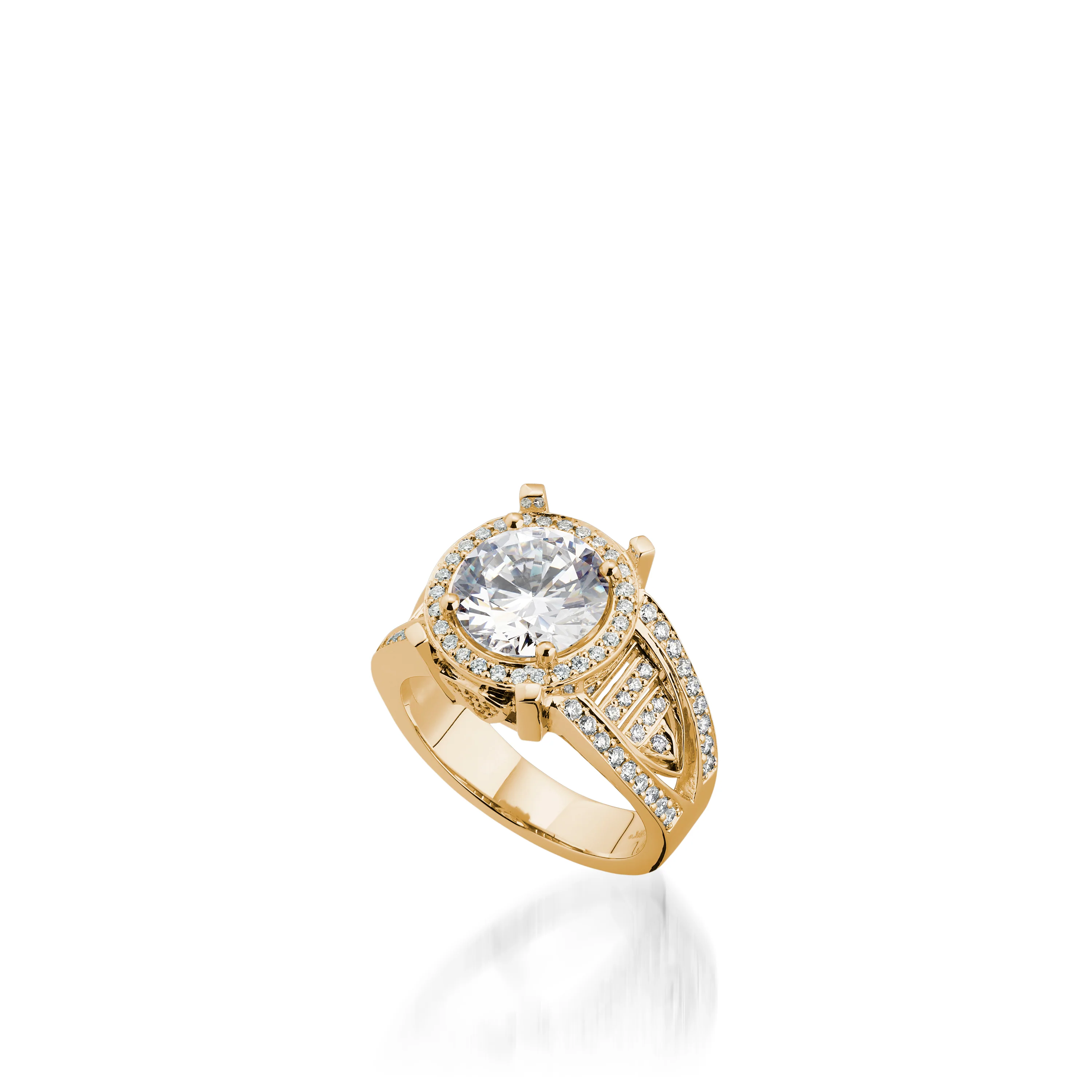 Isabella Elite White Gold Diamond Ring - Image 3