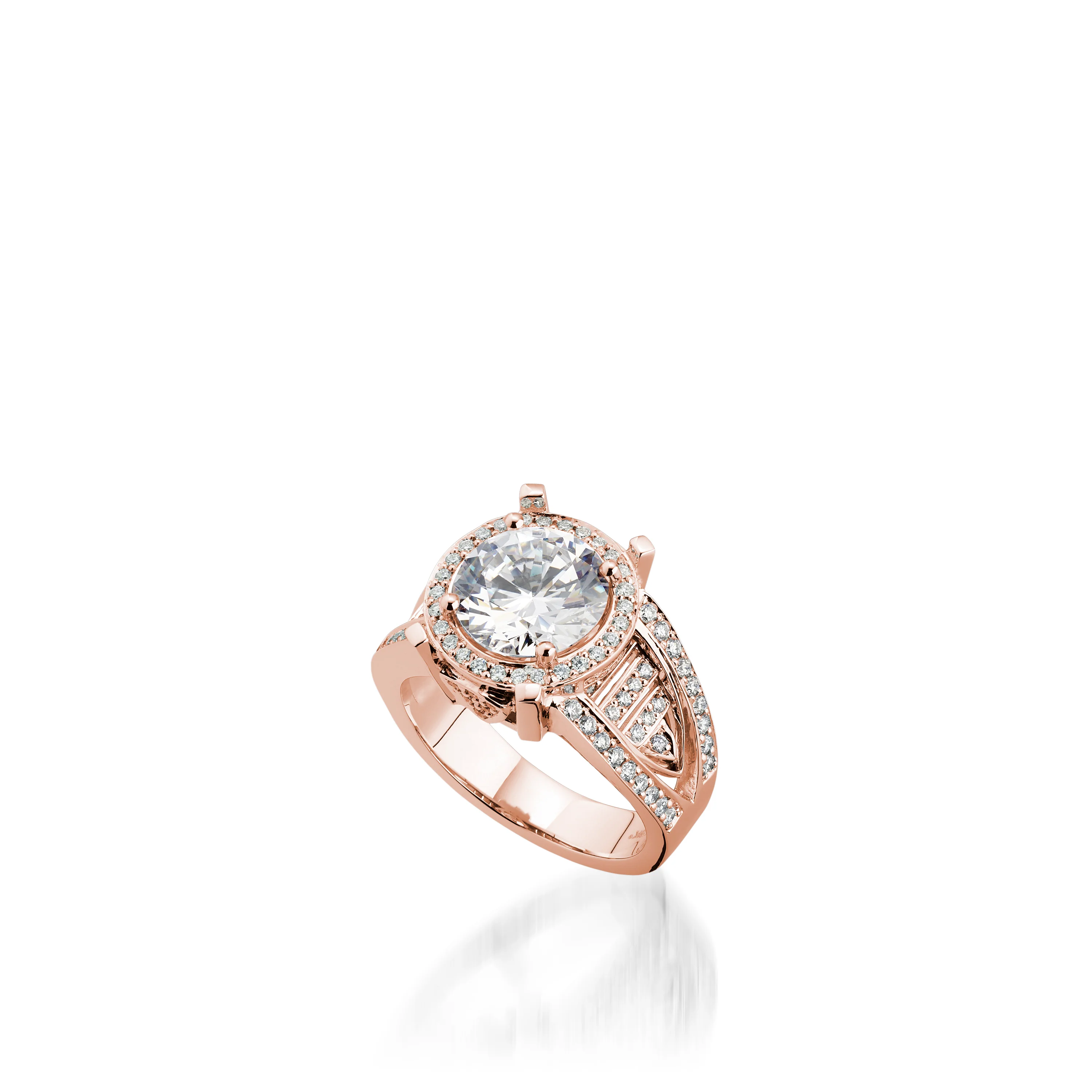Isabella Elite White Gold Diamond Ring - Image 4