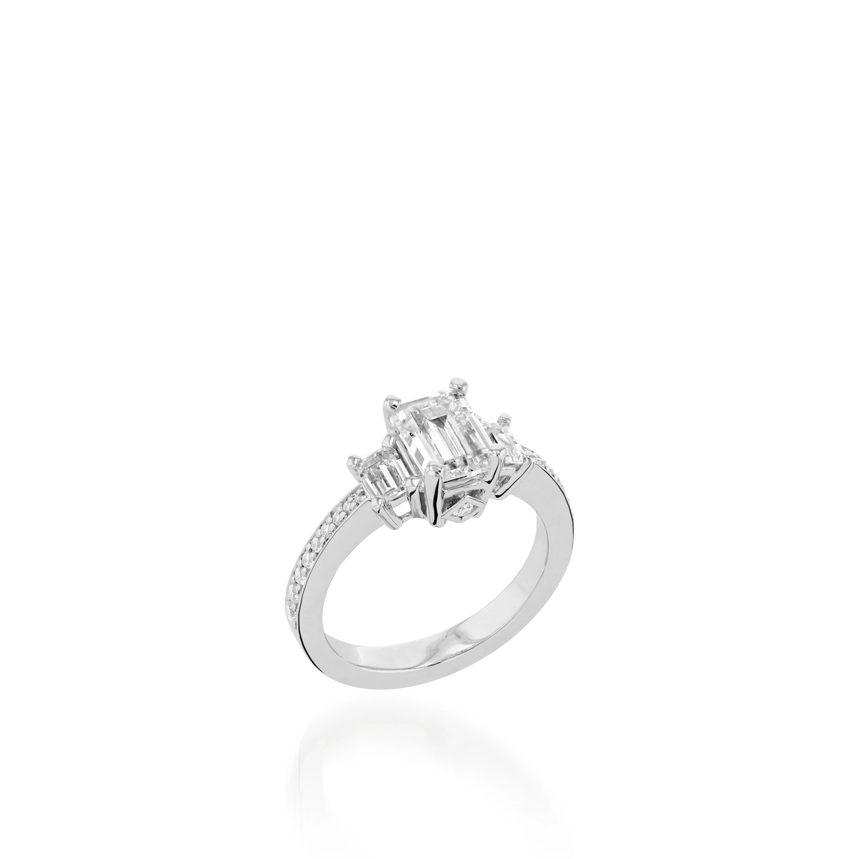 Juliette White Gold Engagement Ring - Image 2
