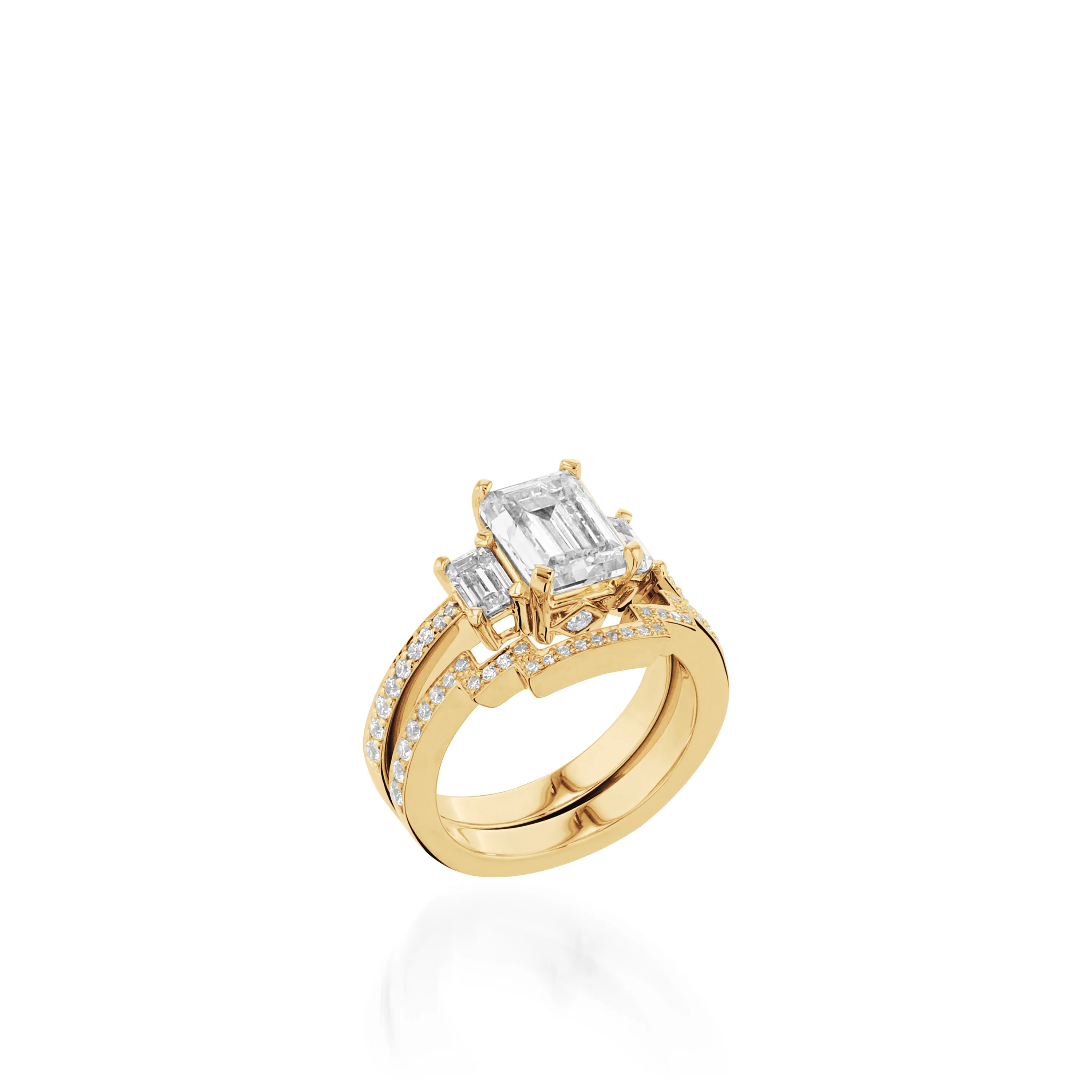Juliette Yellow Gold Engagement Ring - Image 4