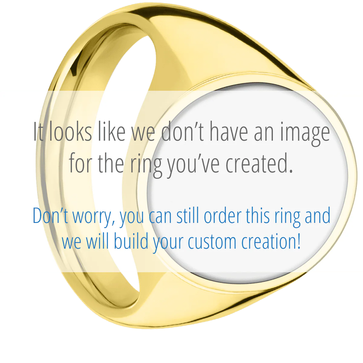 Large Oval signet ring (20x16mm) in 14K Yellow Gold, with a Thin style band, a Platinum inlay and an Aquarius Rev engraving.