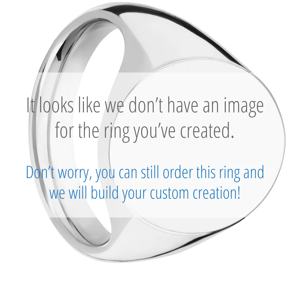 Large Oval signet ring (20x16mm) in Palladium Silver, with a Thin style band, a 10K Yellow Gold inlay and an Aquarius Rev engraving.