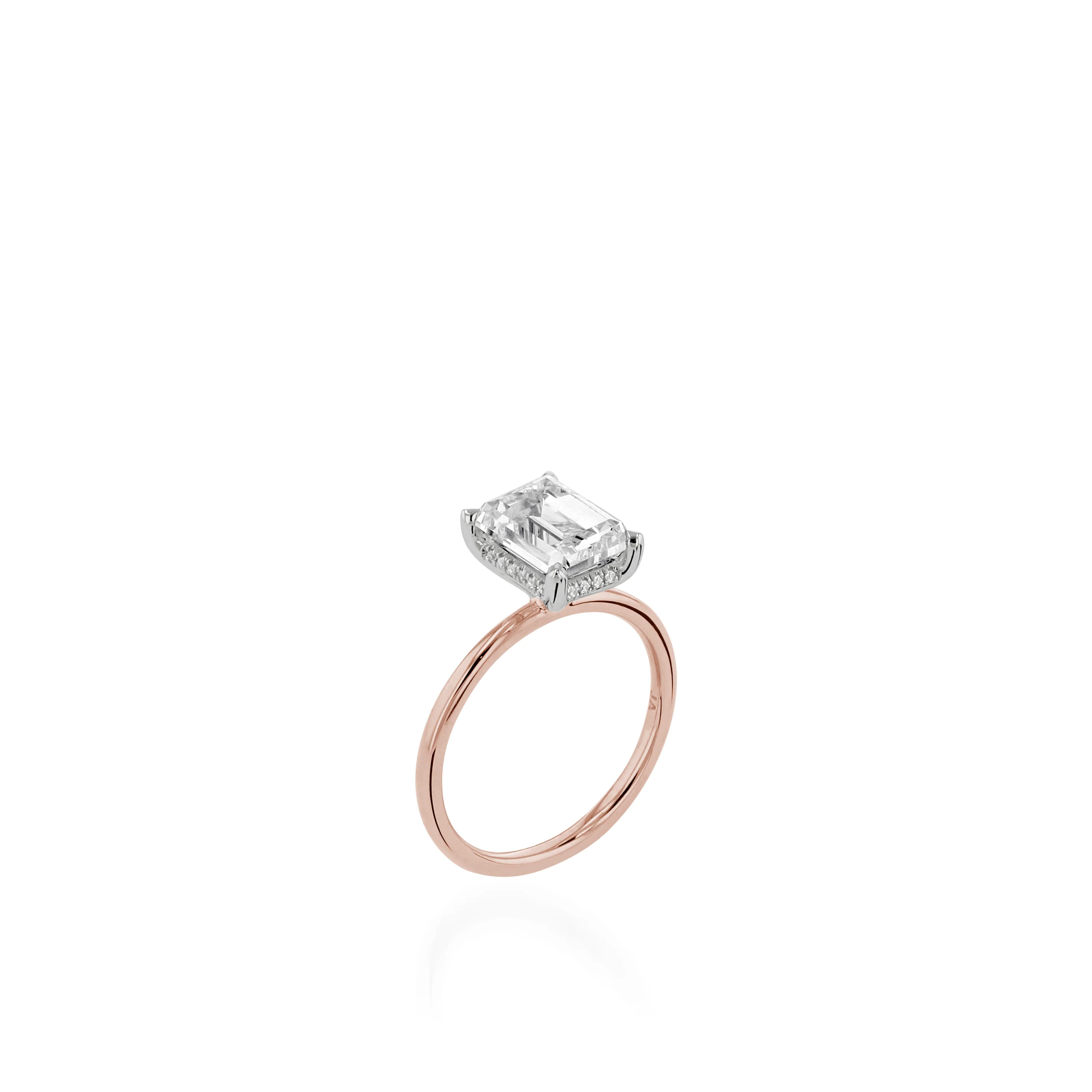 Lisette Tone-Tone Gold Engagement Ring - Image 5