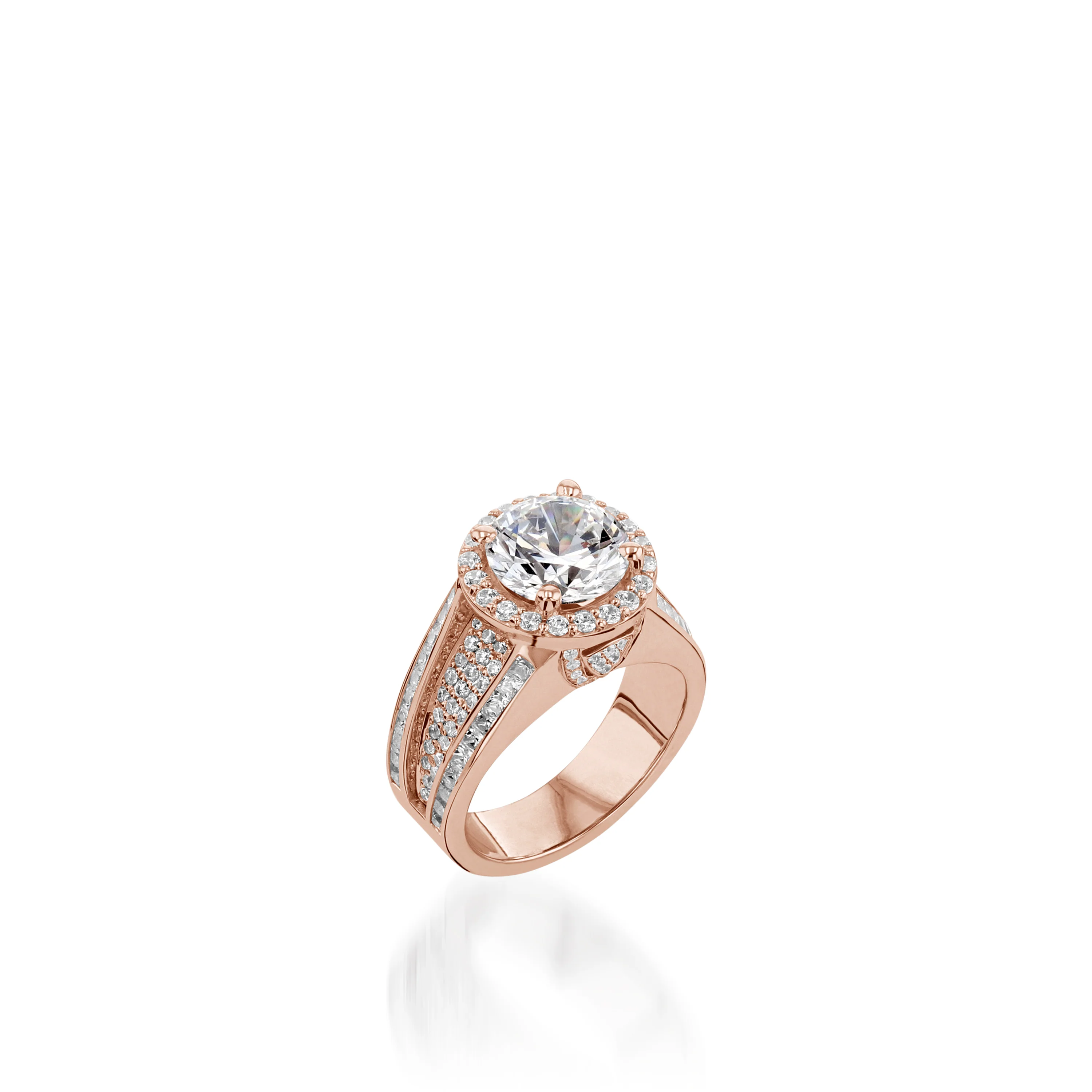 Maya Elite Yellow Gold Diamond Ring - Image 5