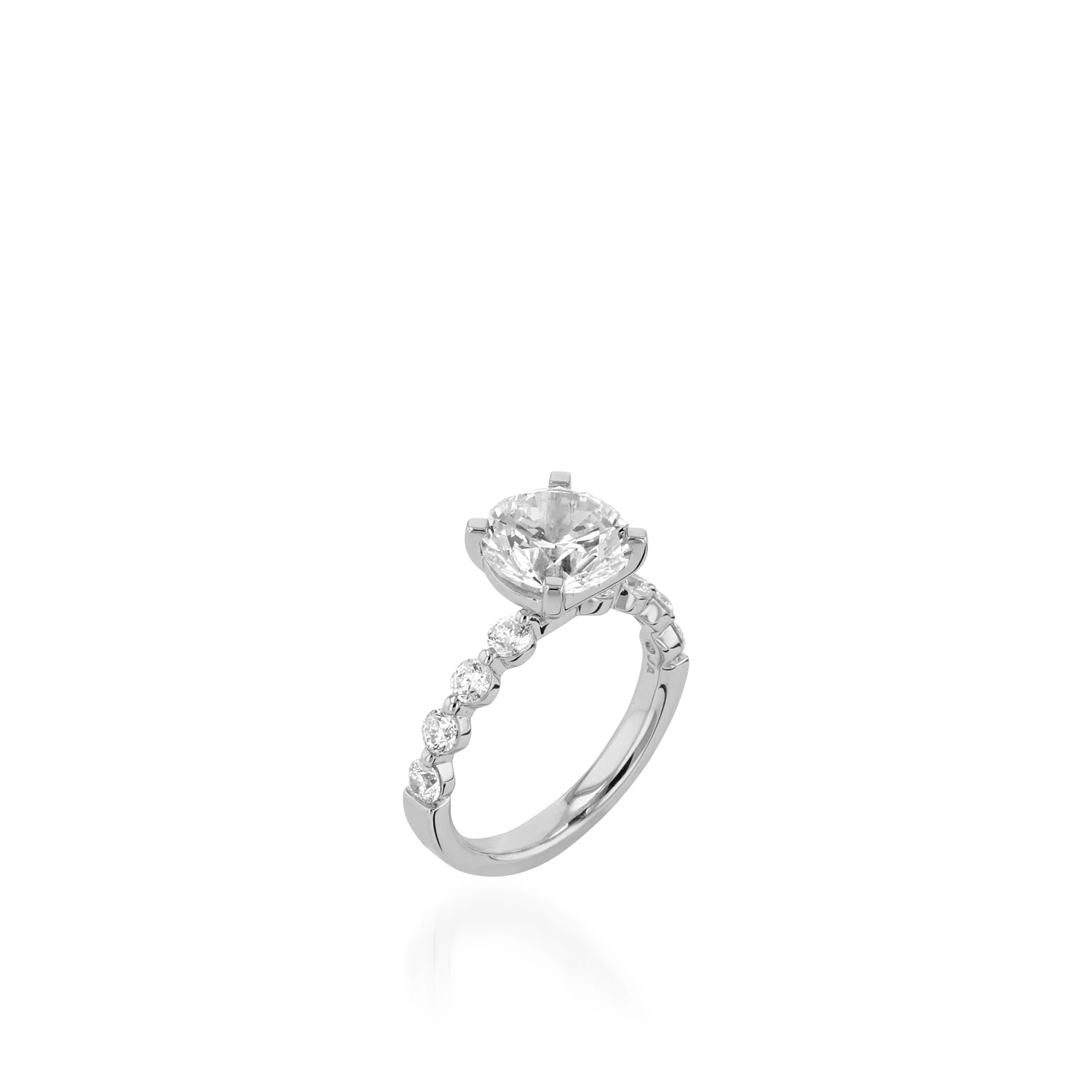 Mira White Gold Engagement Ring