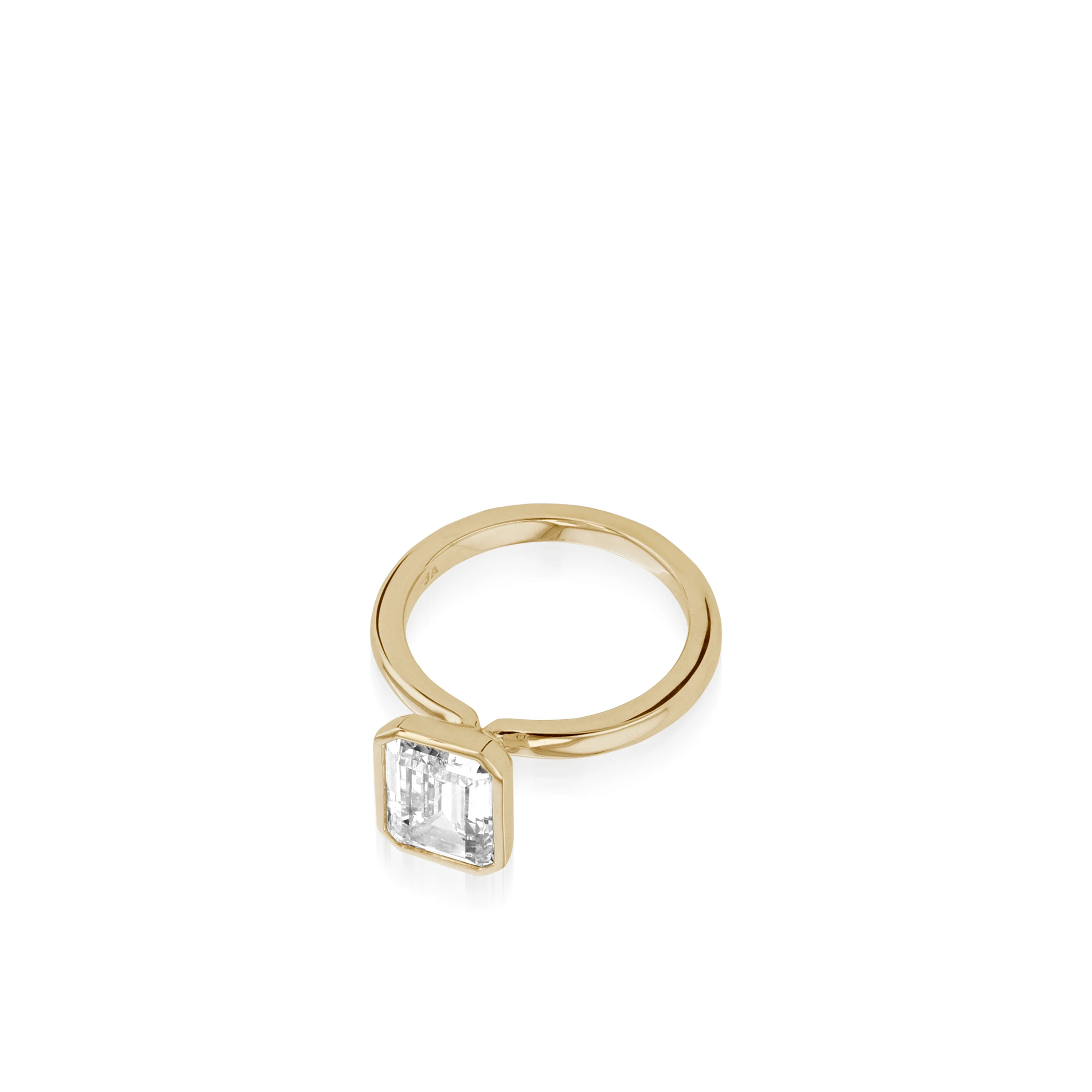 Mandy Yellow Gold Engagement Ring - Image 2