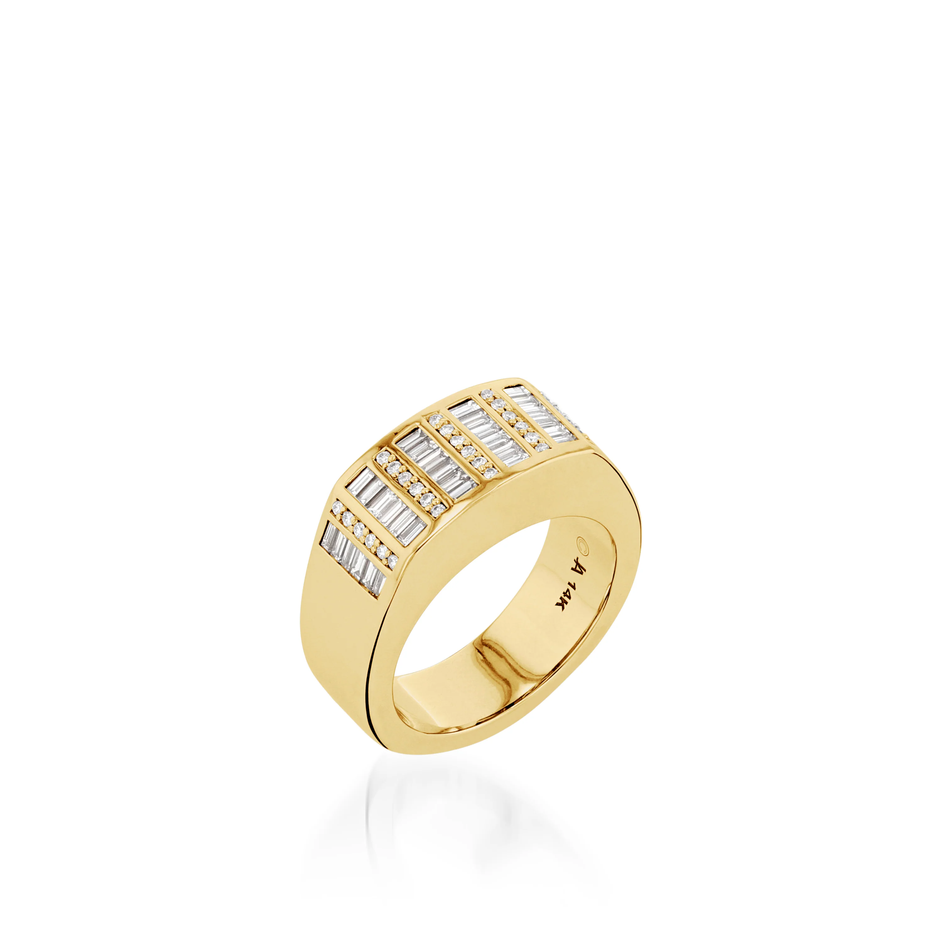 Mirage Diamond Wide Ring - Image 4