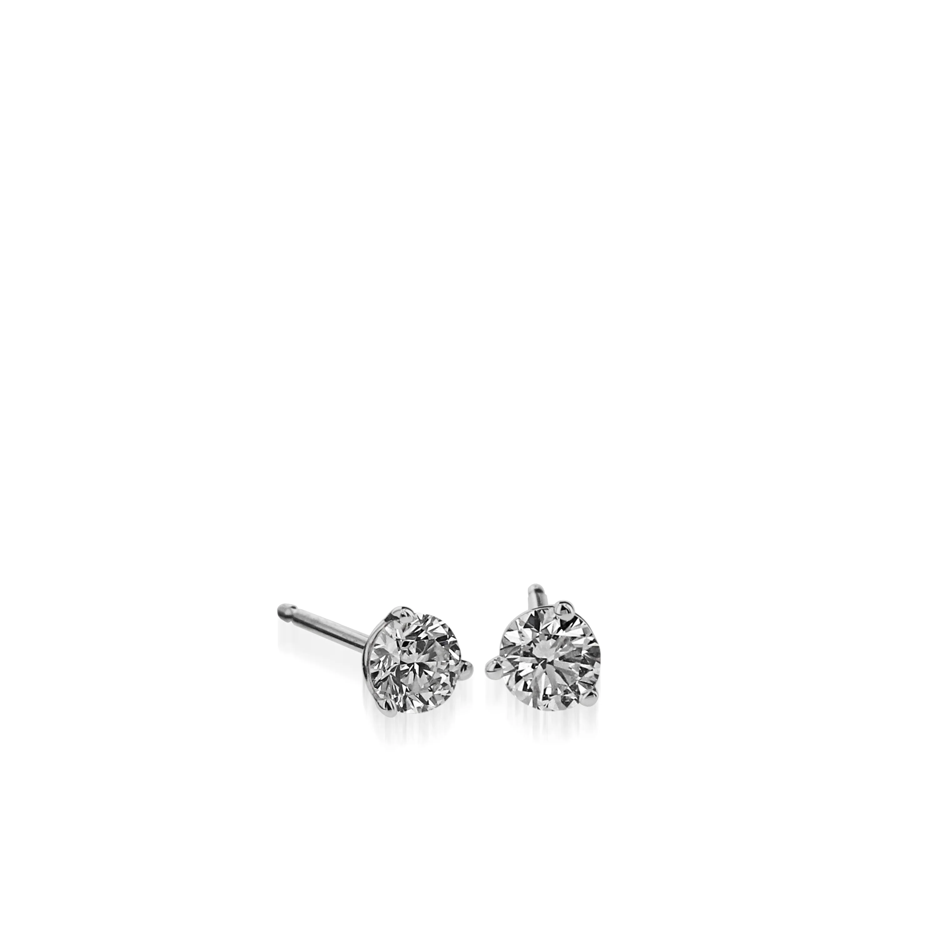 Natural Diamond Studs .30-2.00 Total Carat Weight - Image 3