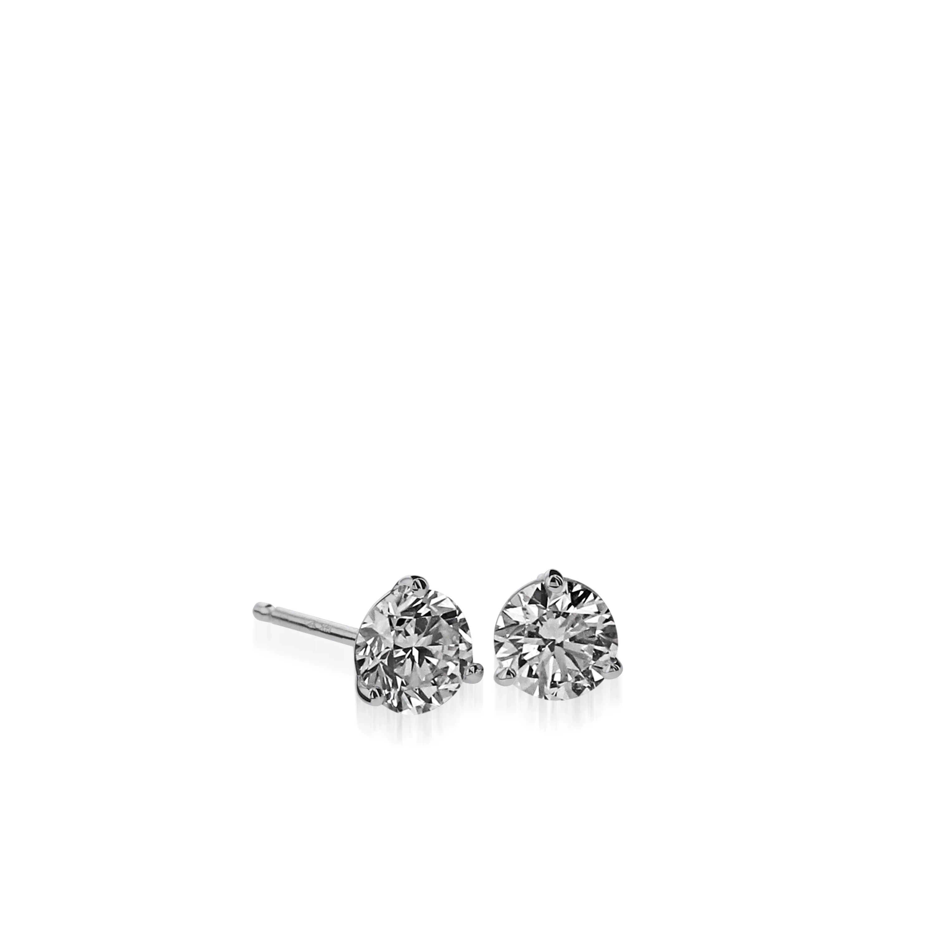 Natural Diamond Studs .30-2.00 Total Carat Weight - Image 5