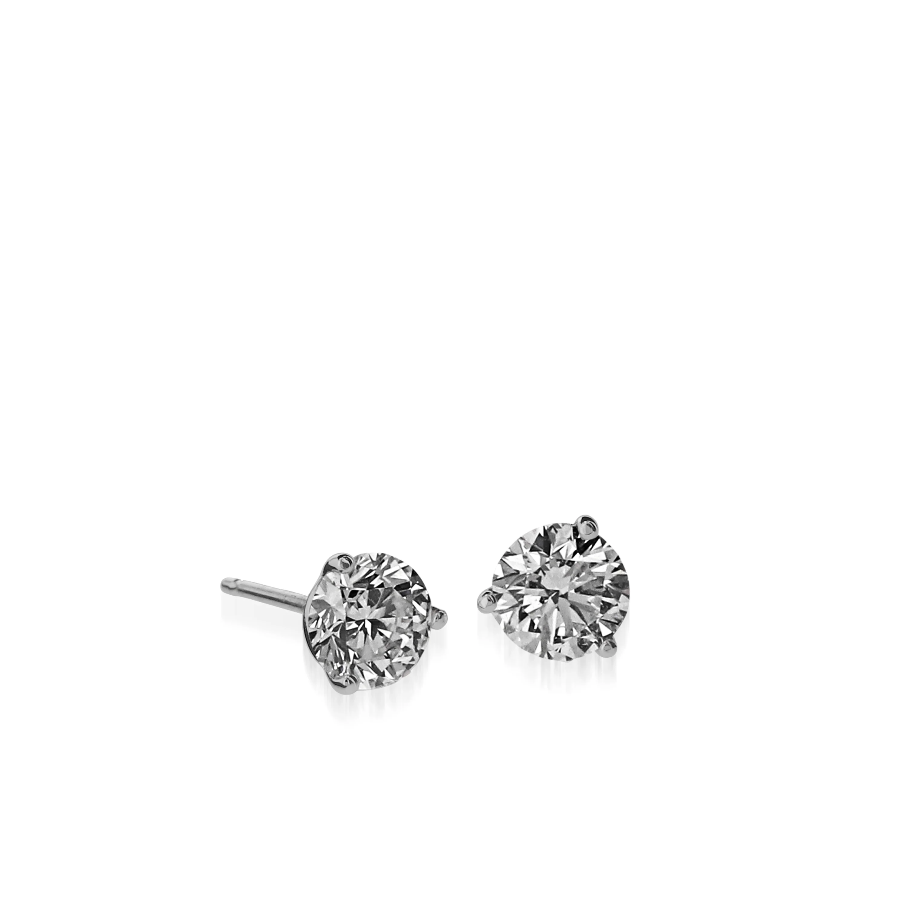 Natural Diamond Studs .30-2.00 Total Carat Weight - Image 6