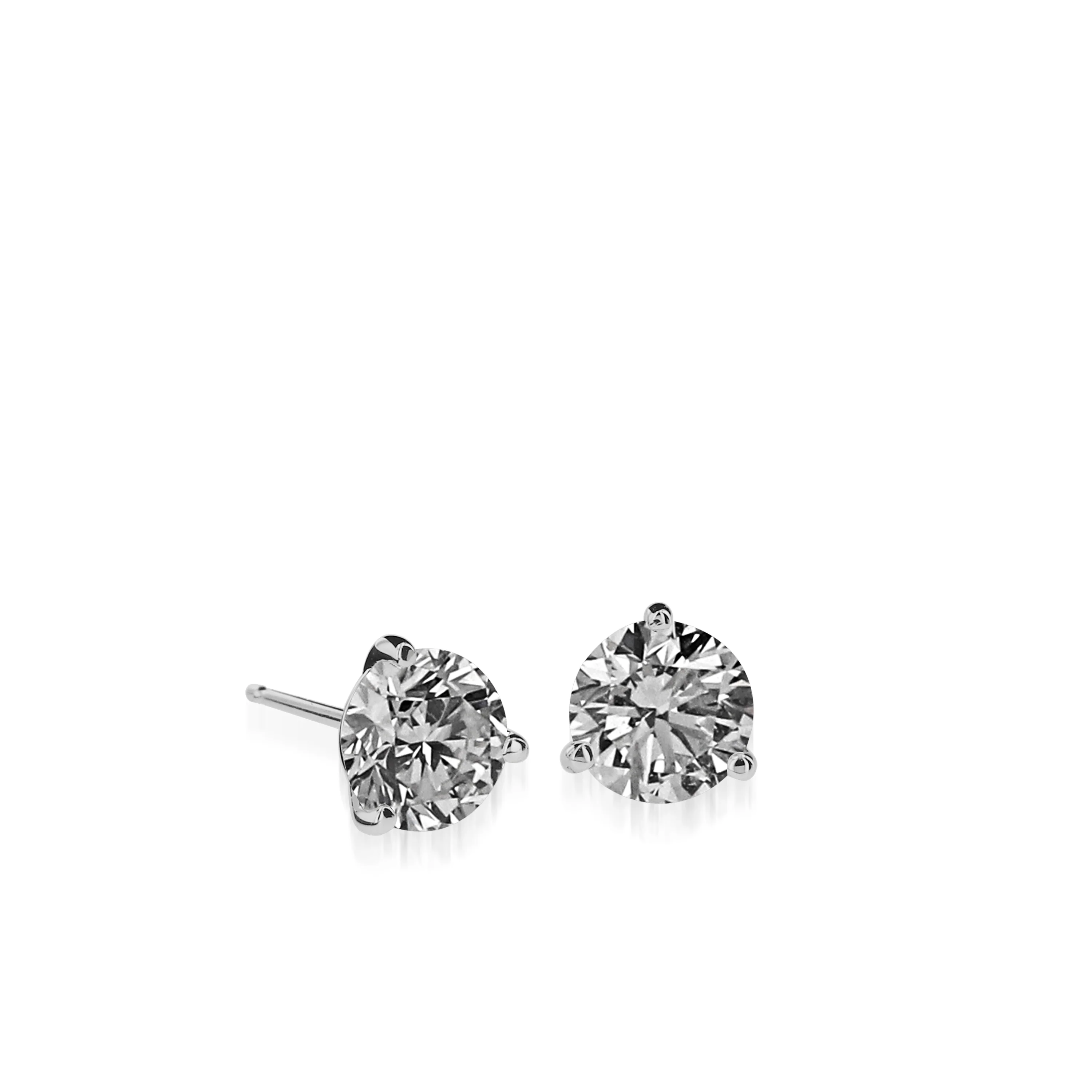 Natural Diamond Studs .30-2.00 Total Carat Weight - Image 7