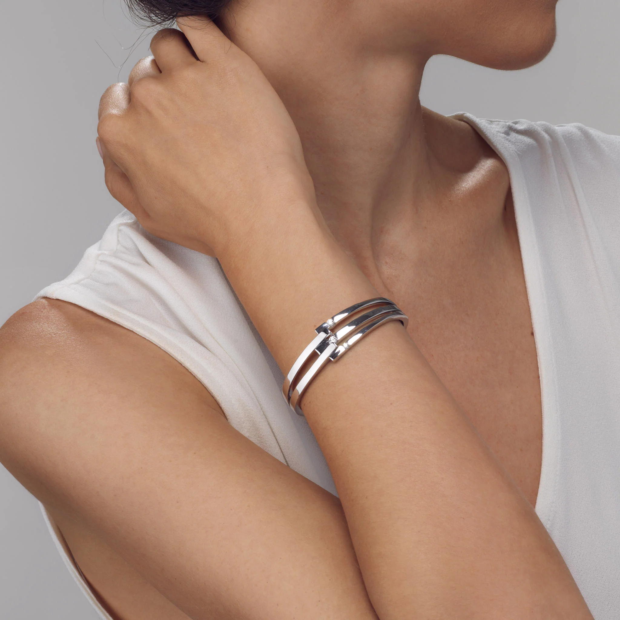 Originate Diamond Cuff Bracelet - Image 6