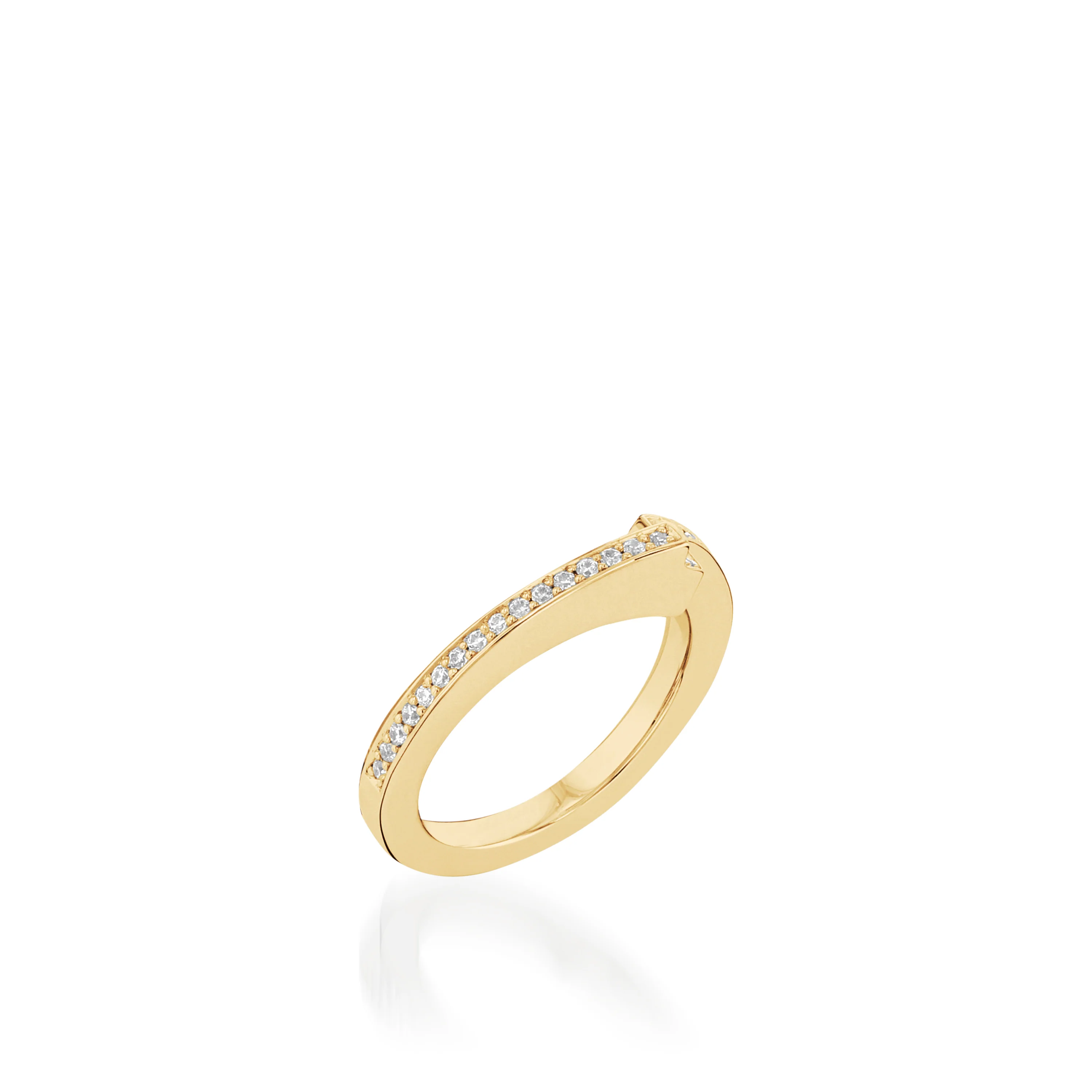Originate Yellow Gold Engagement Ring - Image 4