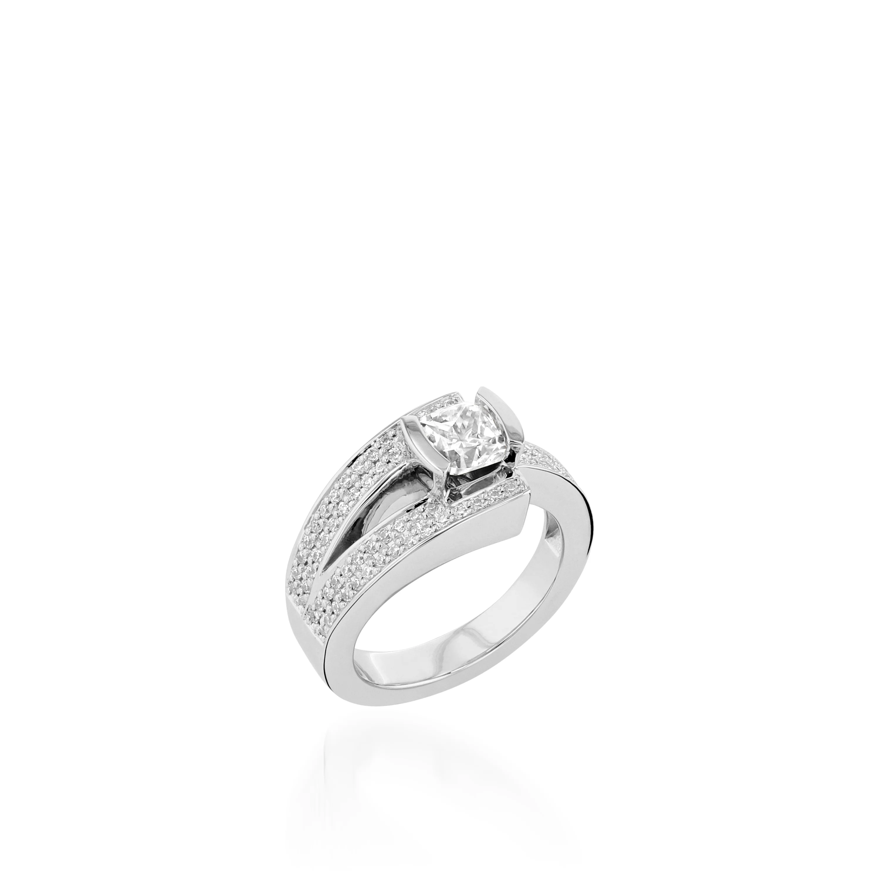 Originate Yellow Gold Engagement Ring - Image 5