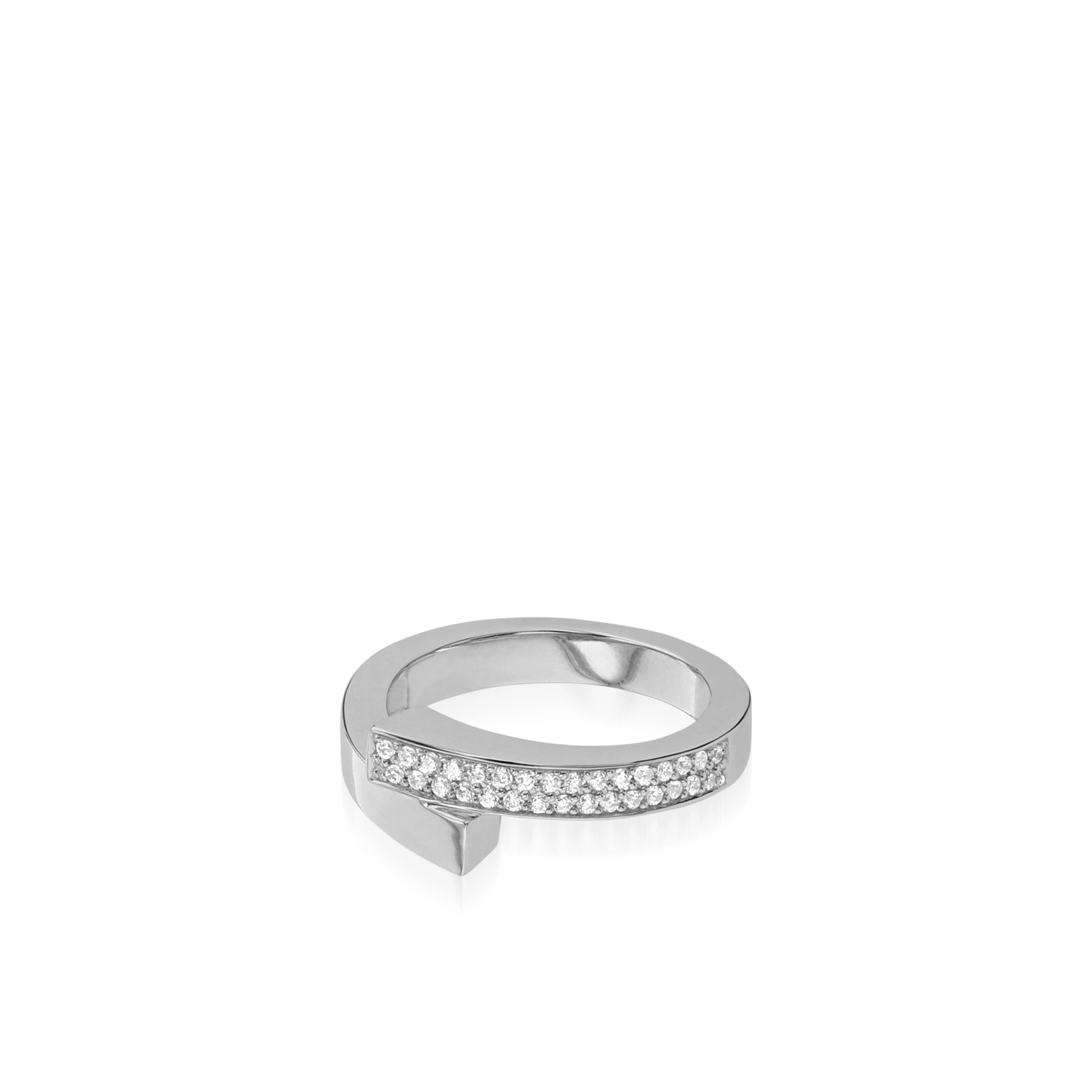 Orion Pivot Pave Diamond Ring - Image 3