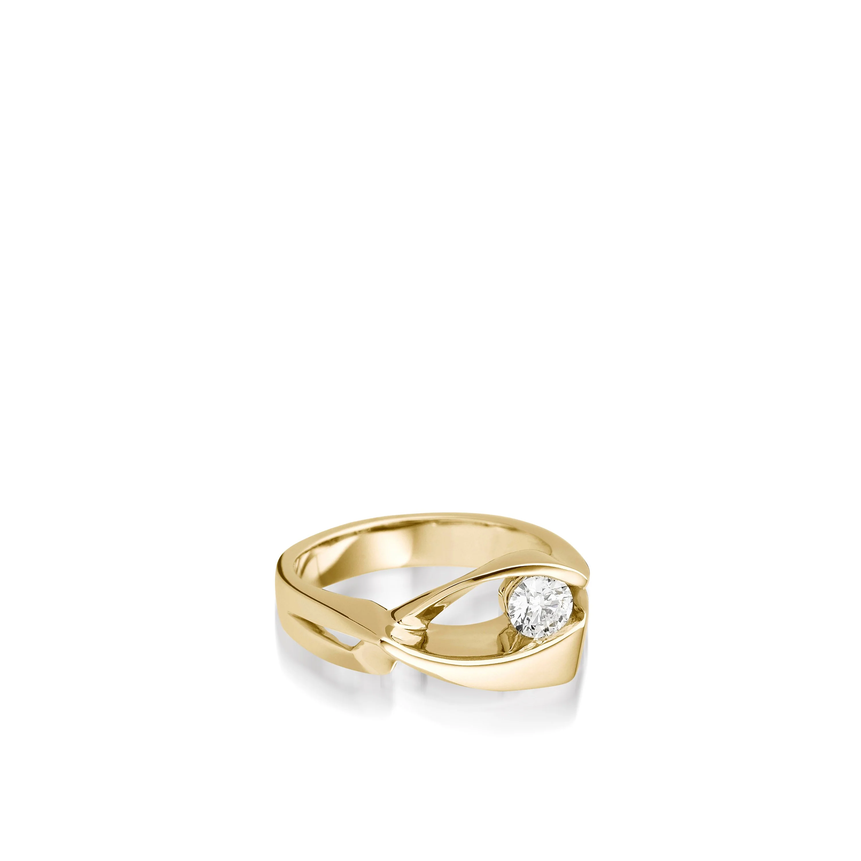 Oyster Narrow Diamond Ring - Image 5