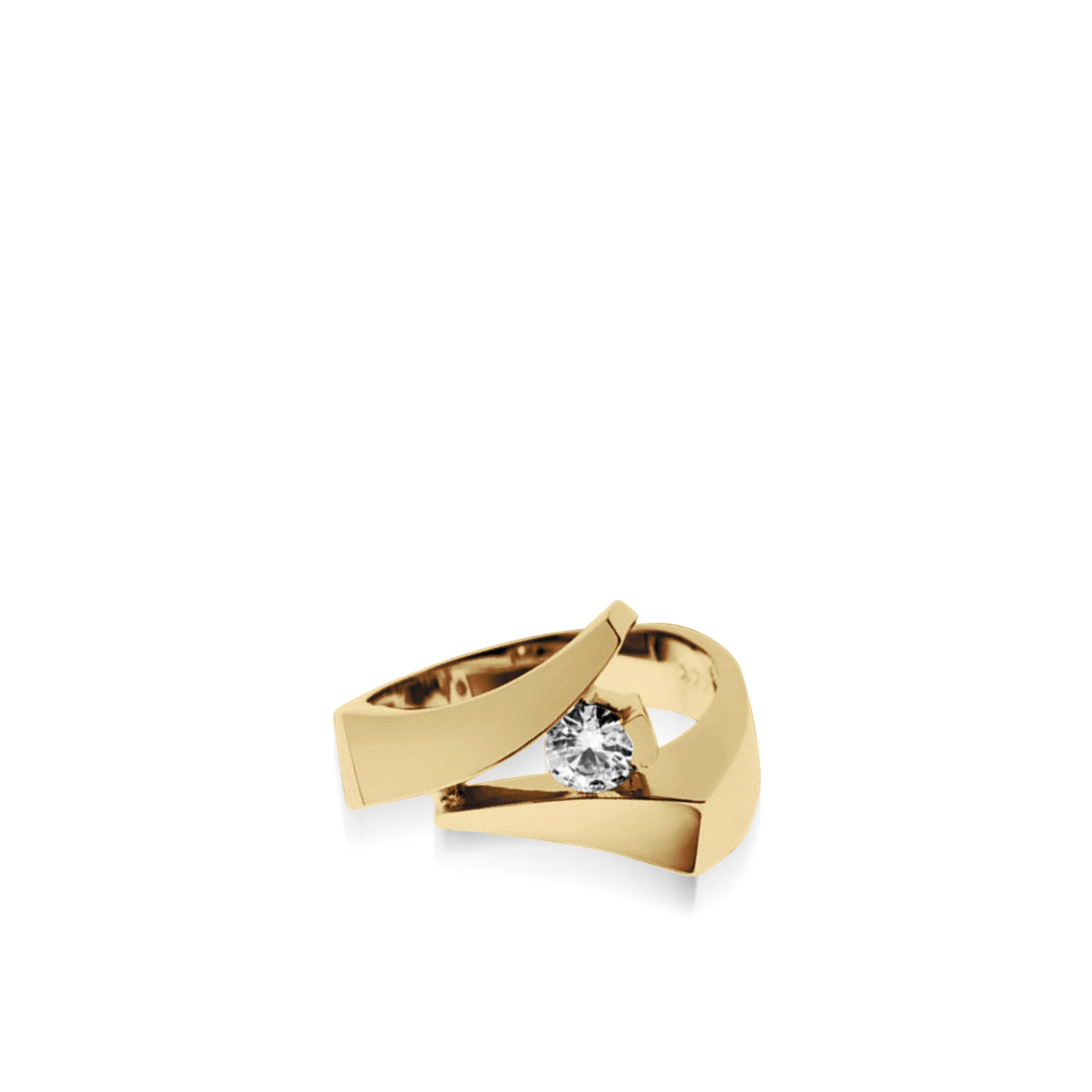 Oyster Wide Diamond Ring - Image 3