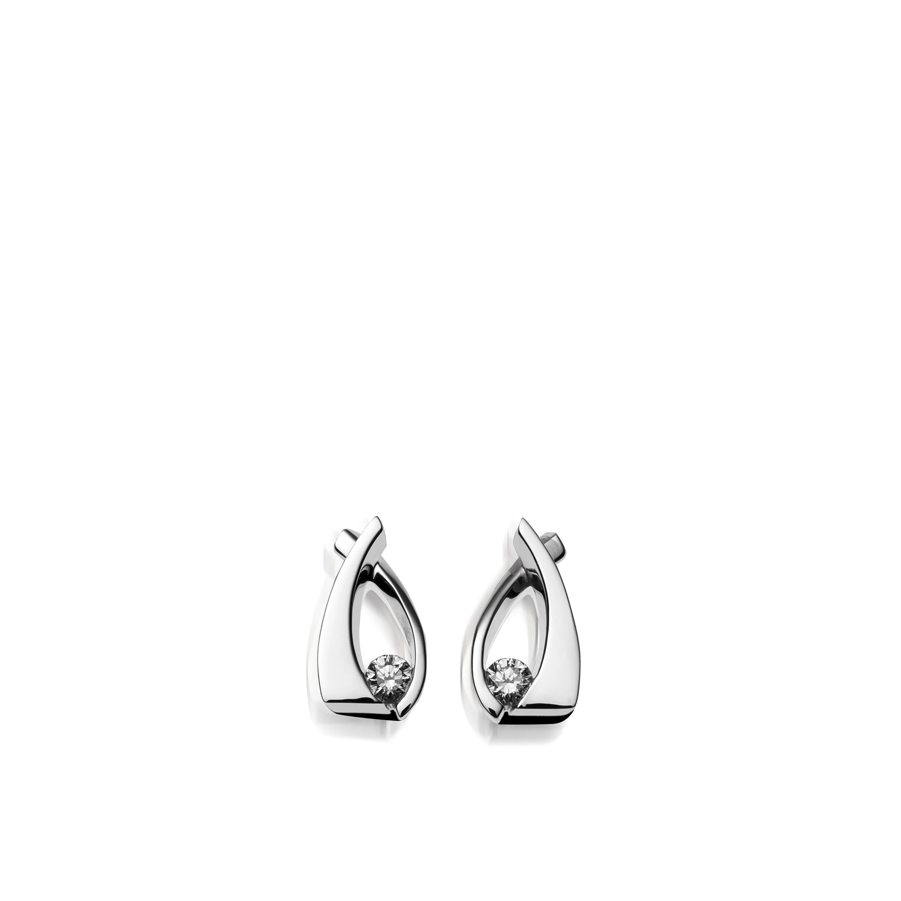 Oyster Petite Diamond Earrings - Image 3