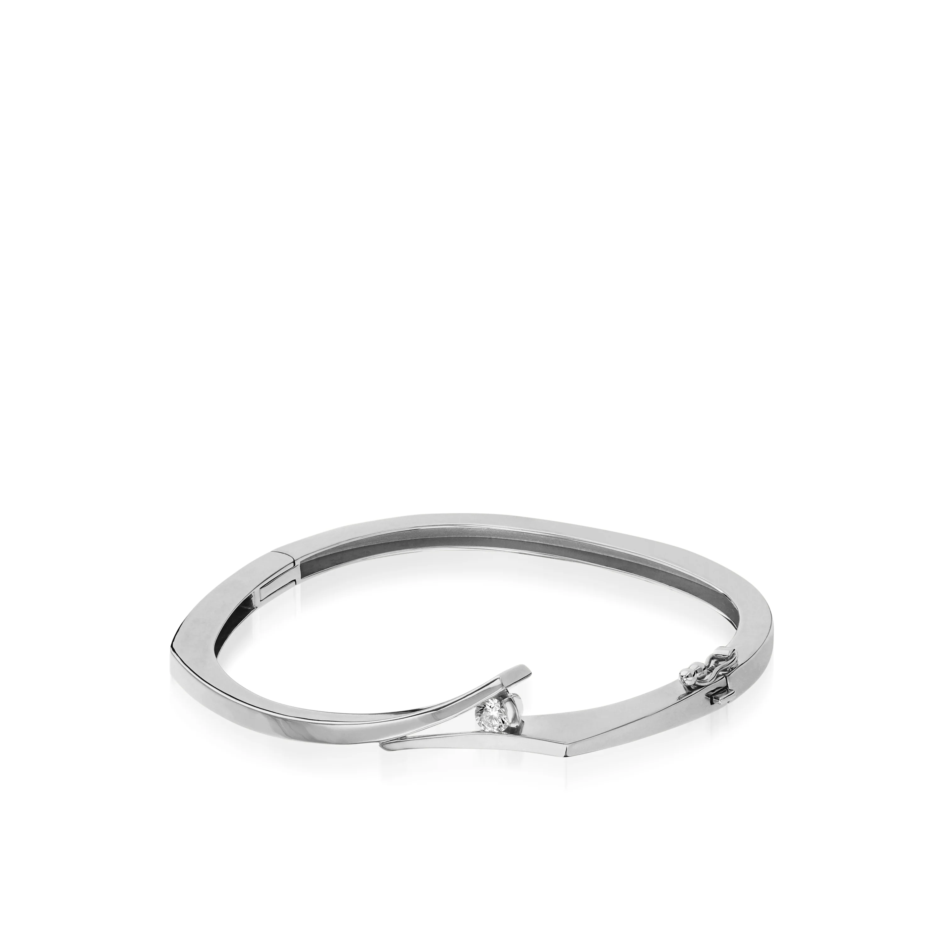 Oyster Petite Diamond Cuff Bracelet - Image 2