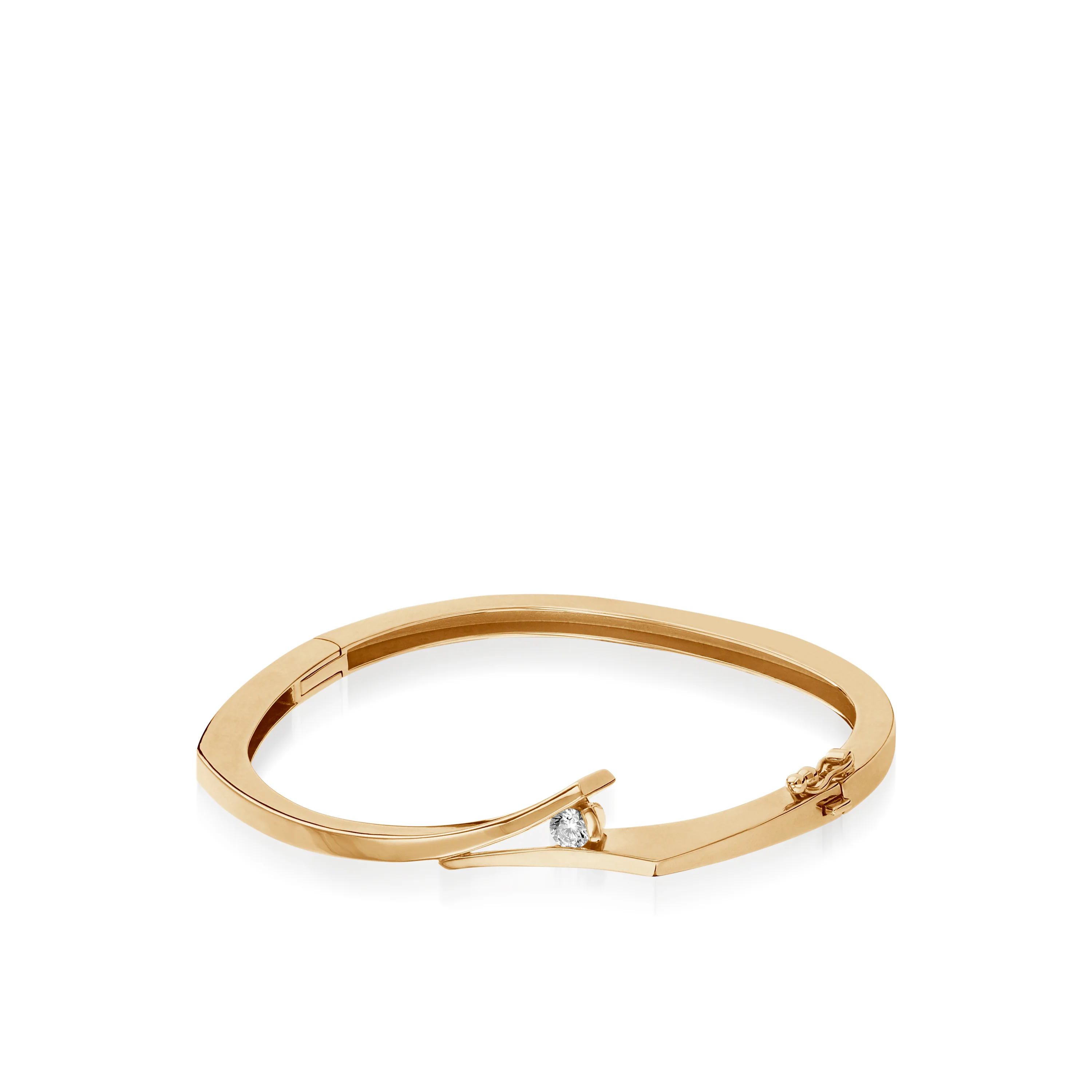 Oyster Petite Diamond Cuff Bracelet - Image 4