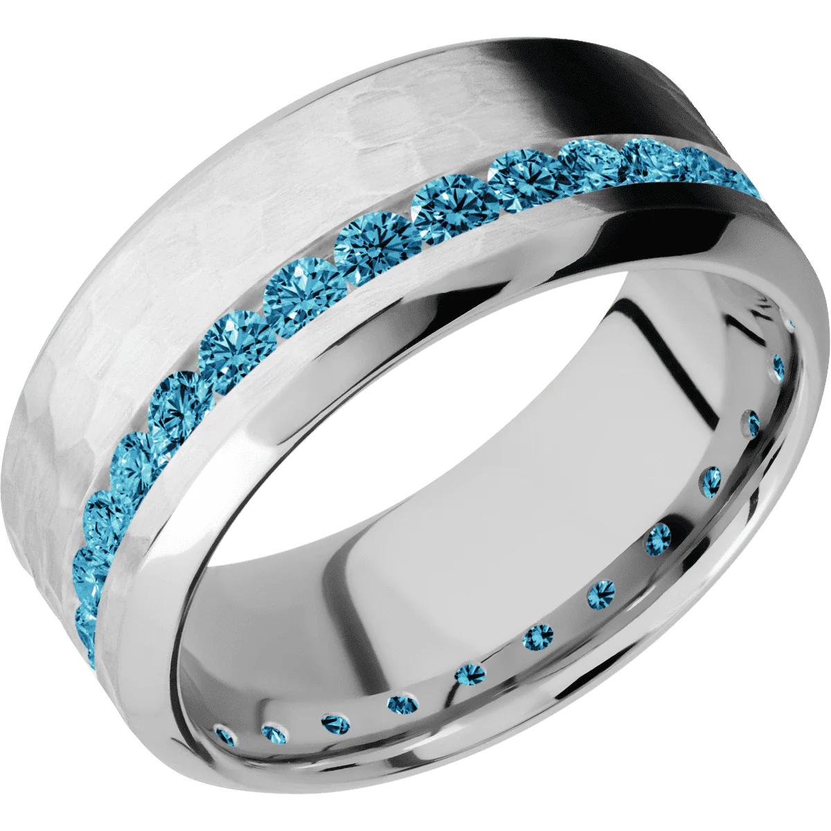 Palladium Silver + Hammer , Polish Finish - Image 2