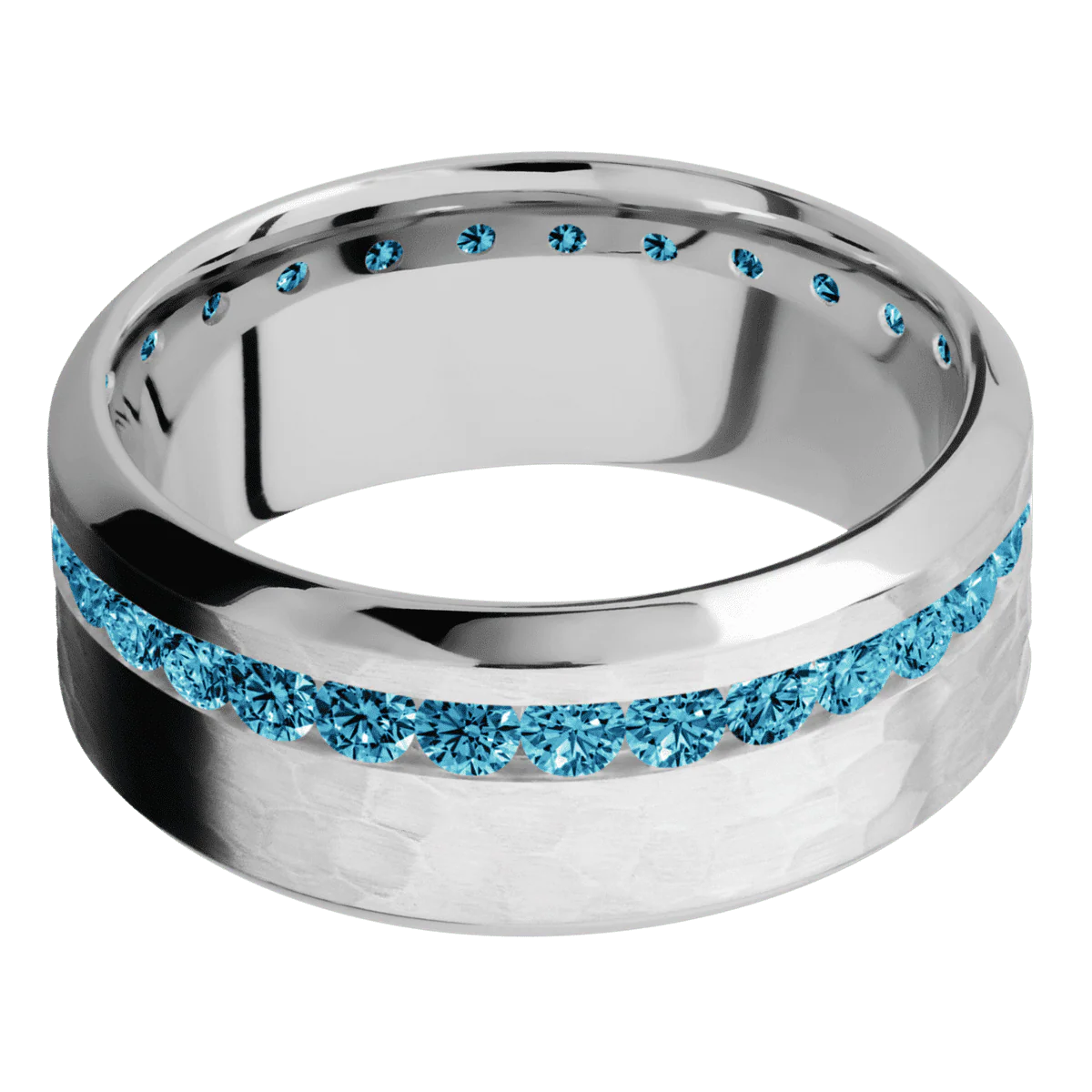 Palladium Silver + Hammer , Polish Finish - Image 3