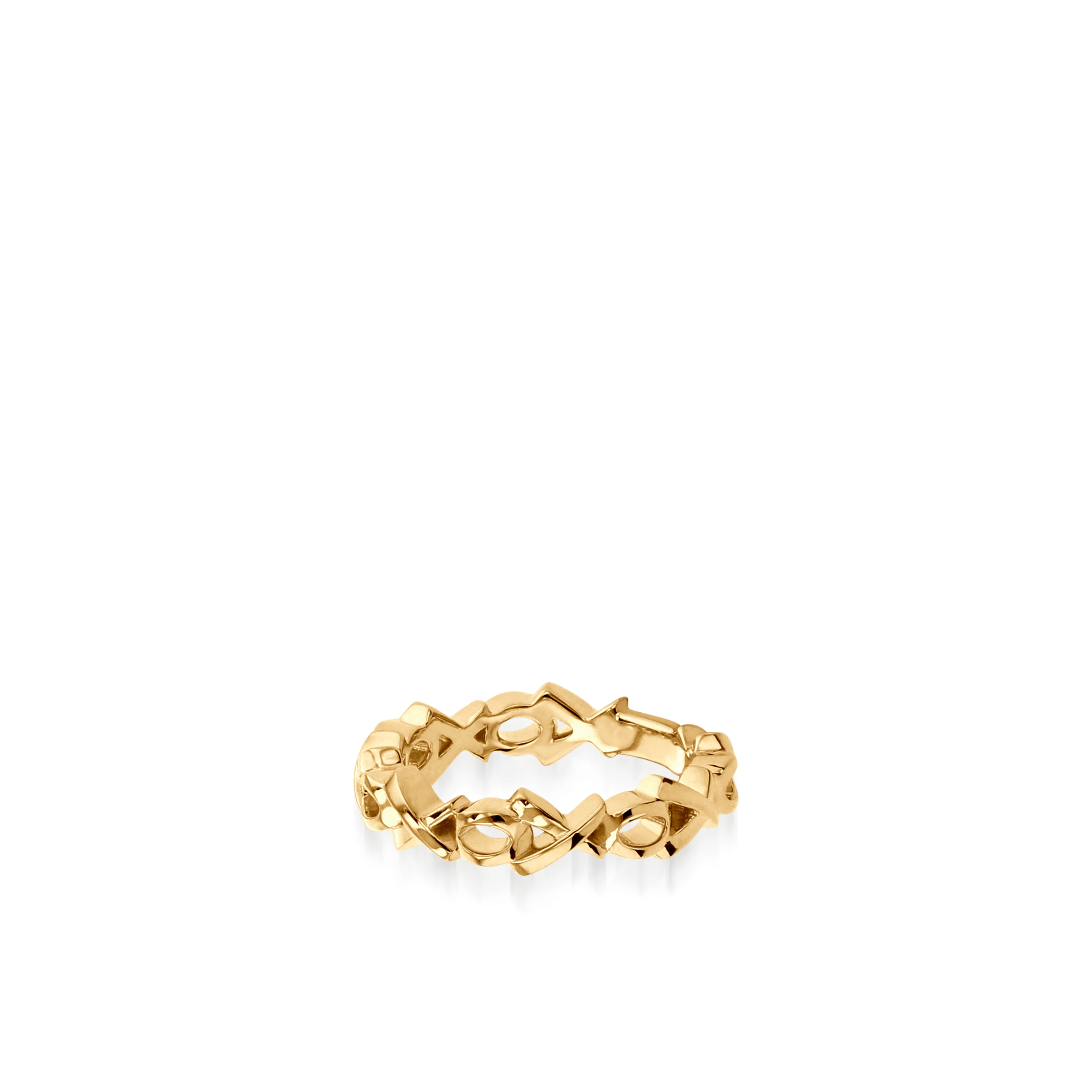 Paris X/O Stack Ring - Image 2