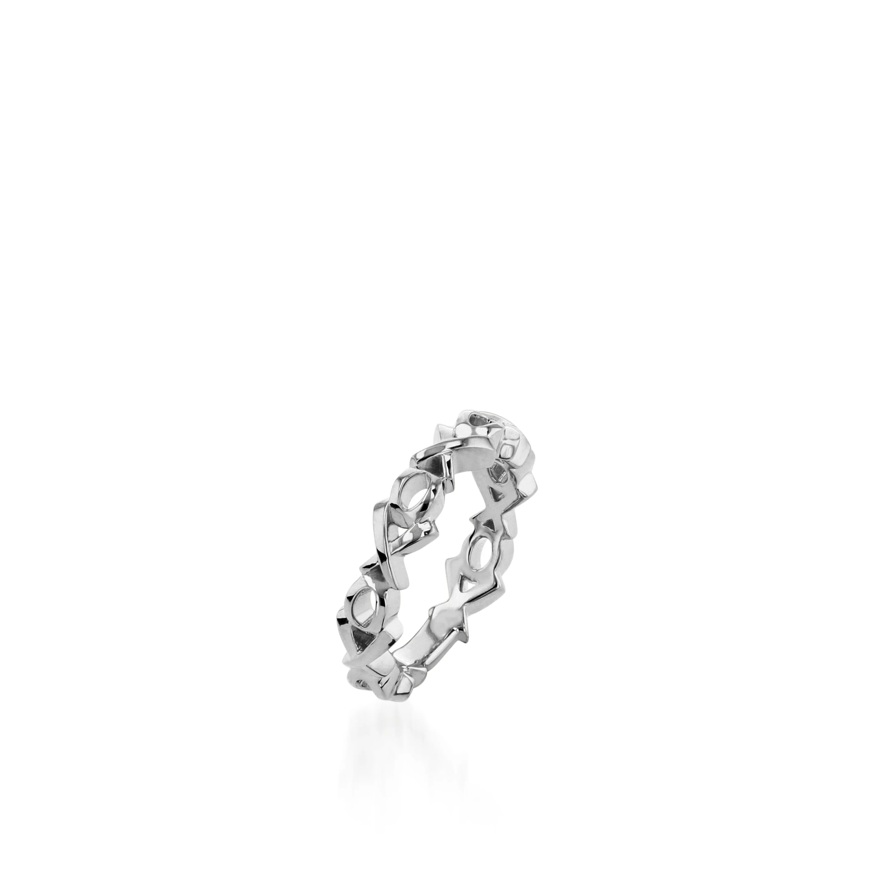 Paris X/O Stack Ring - Image 3