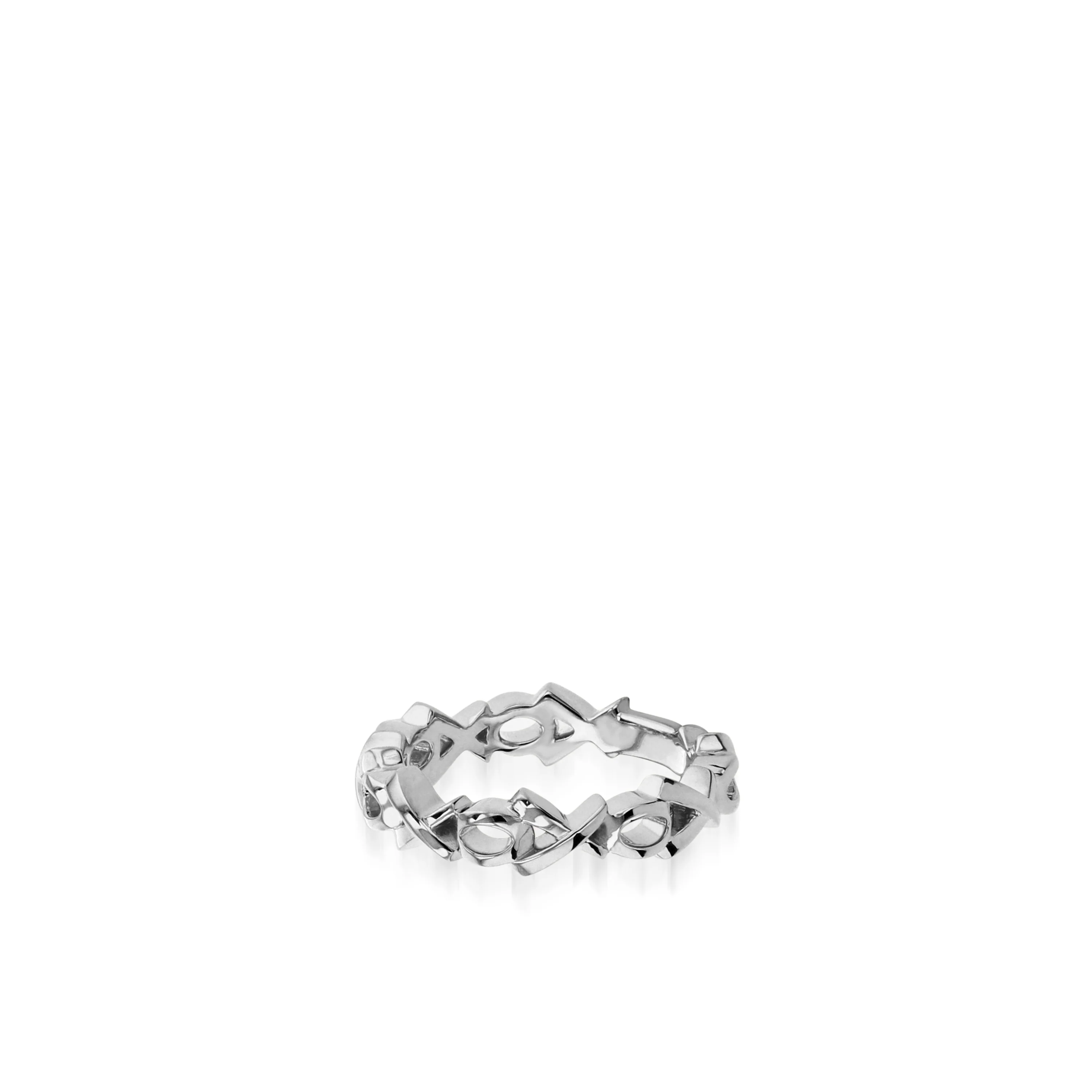 Paris X/O Stack Ring - Image 4