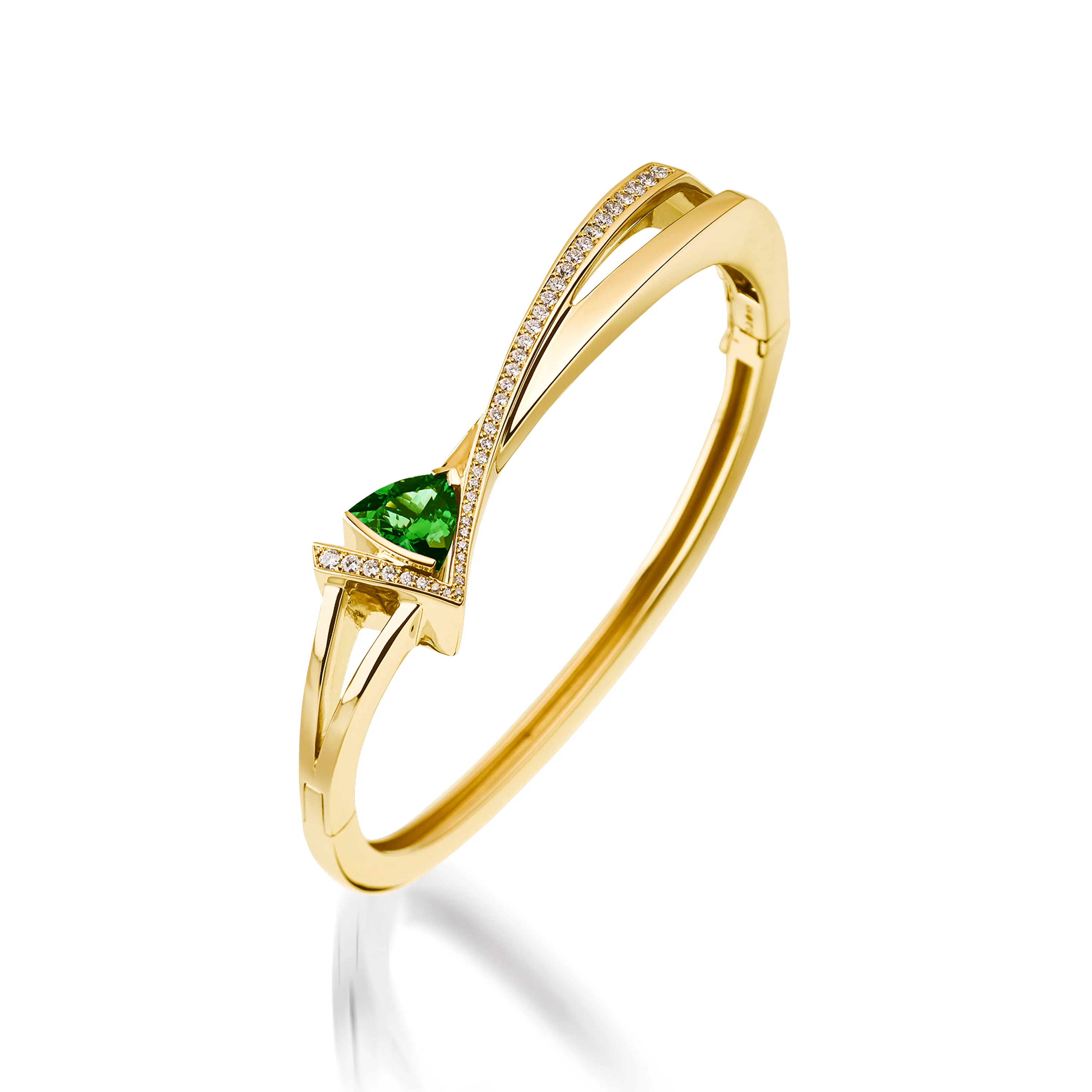 Pinnacle Gemstone Bracelet with Pave Diamonds - Image 4