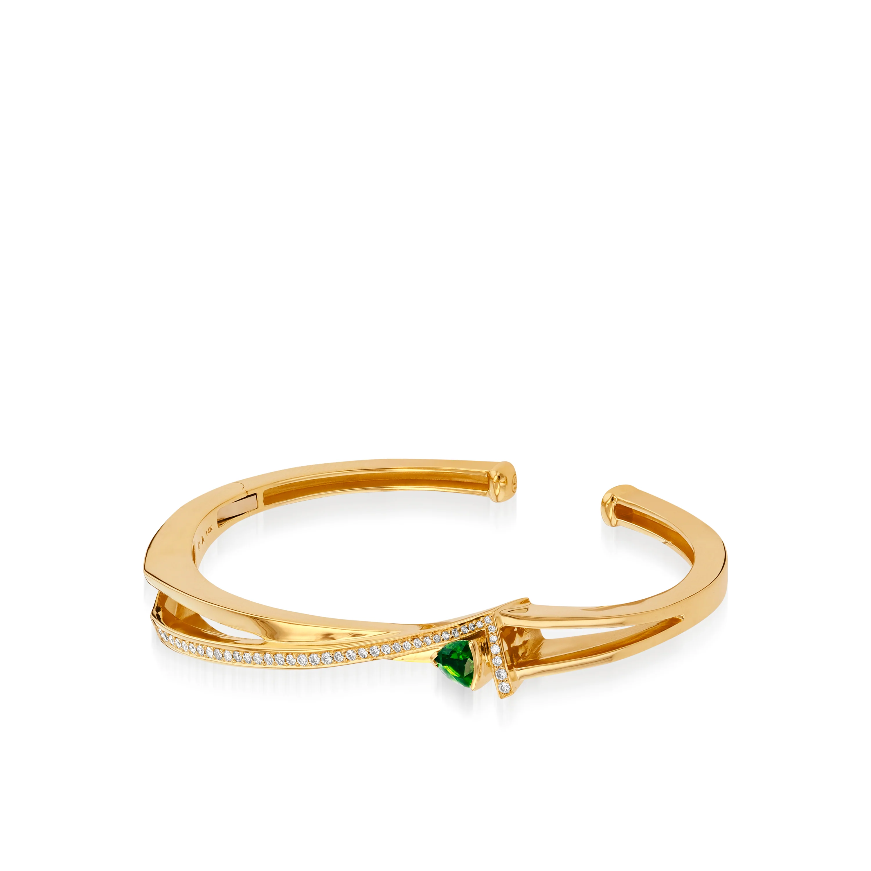 Pinnacle Petite Gemstone Bracelet with Pave Diamonds - Image 5