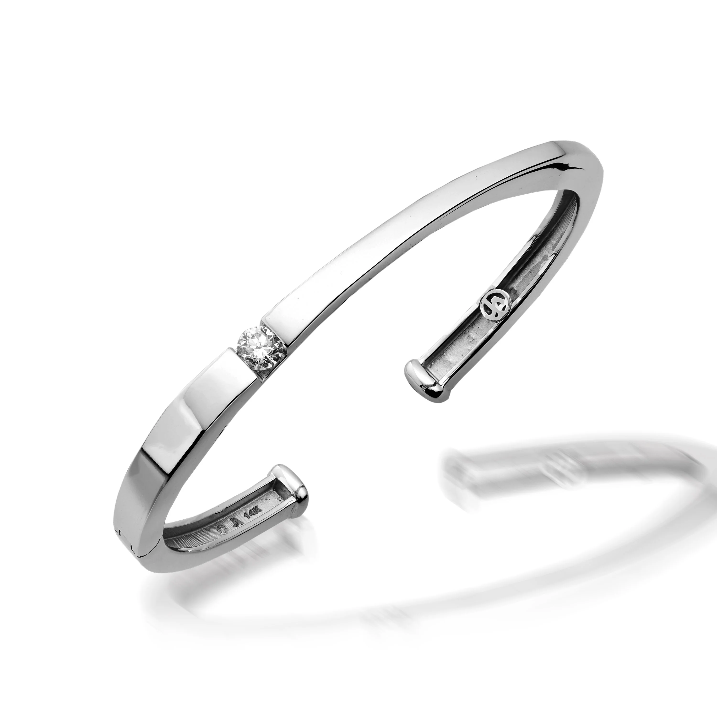 Polar Diamond Cuff Bracelet