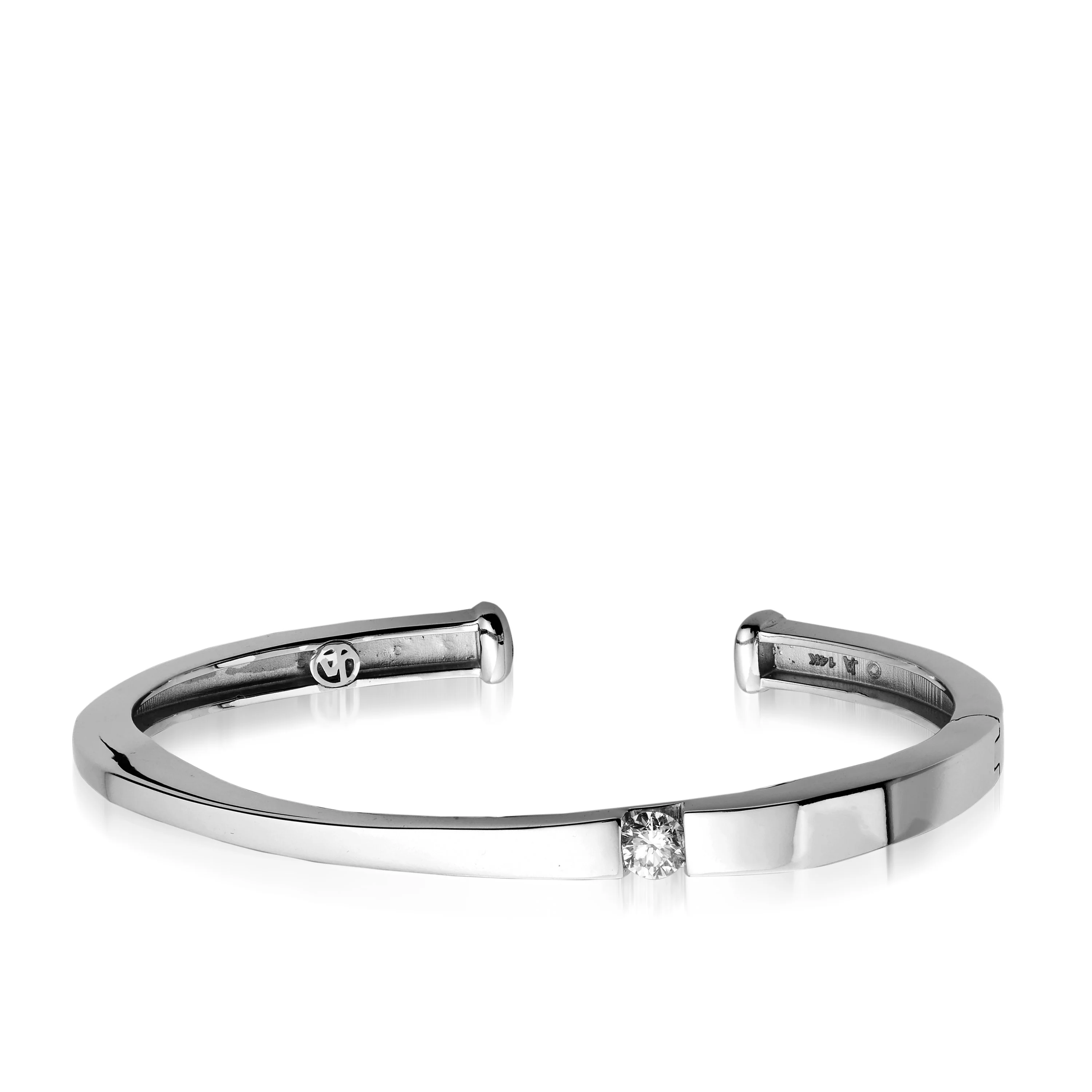 Polar Diamond Cuff Bracelet - Image 3