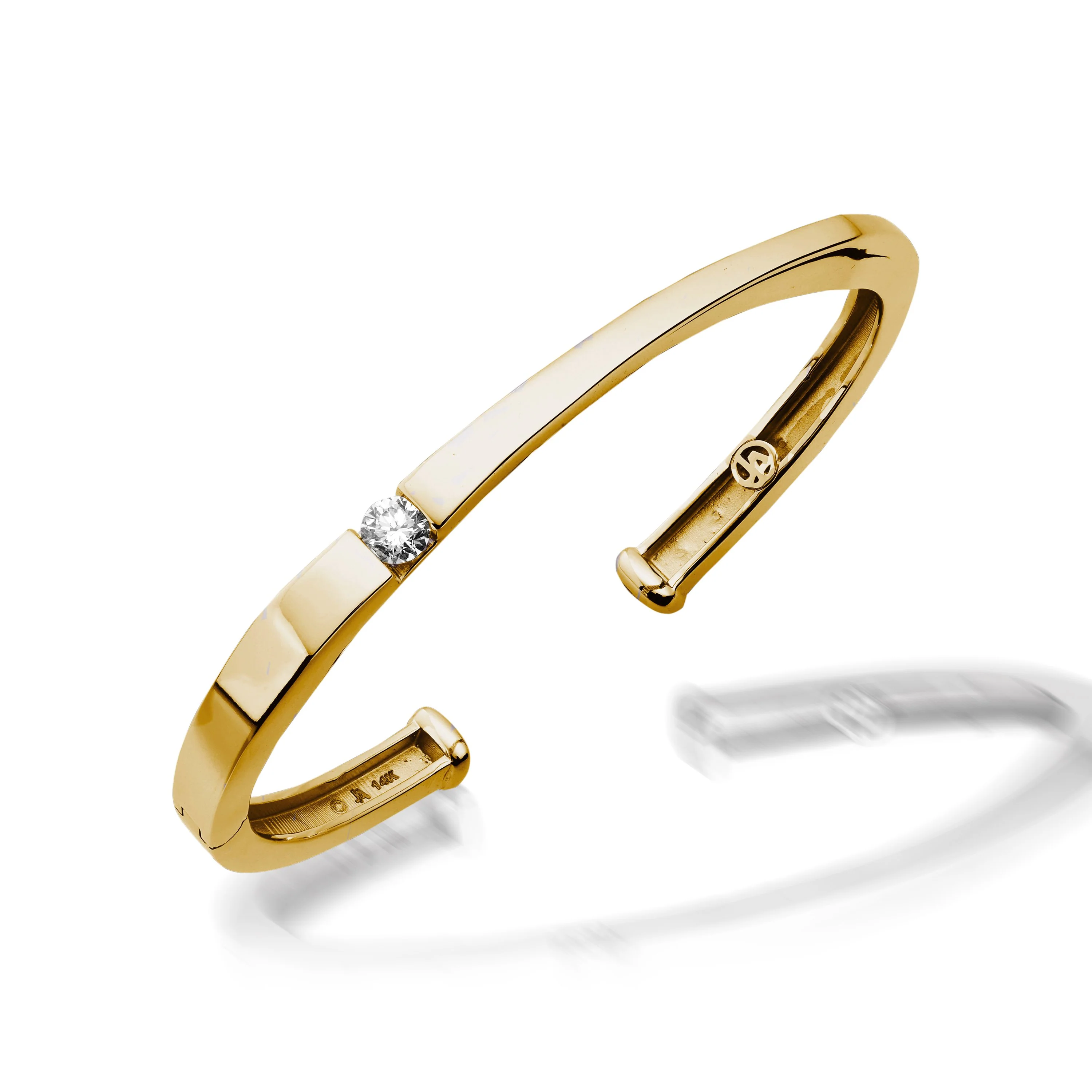 Polar Diamond Cuff Bracelet - Image 4