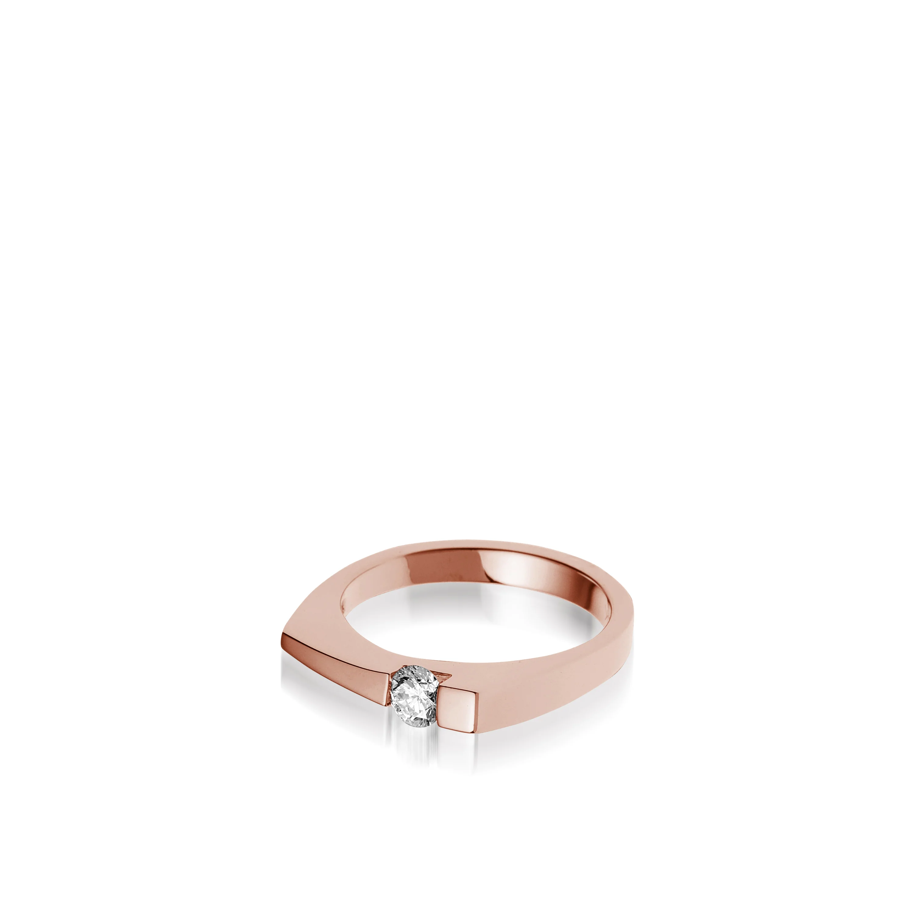 Polar Diamond Ring - Rose Gold - Image 2