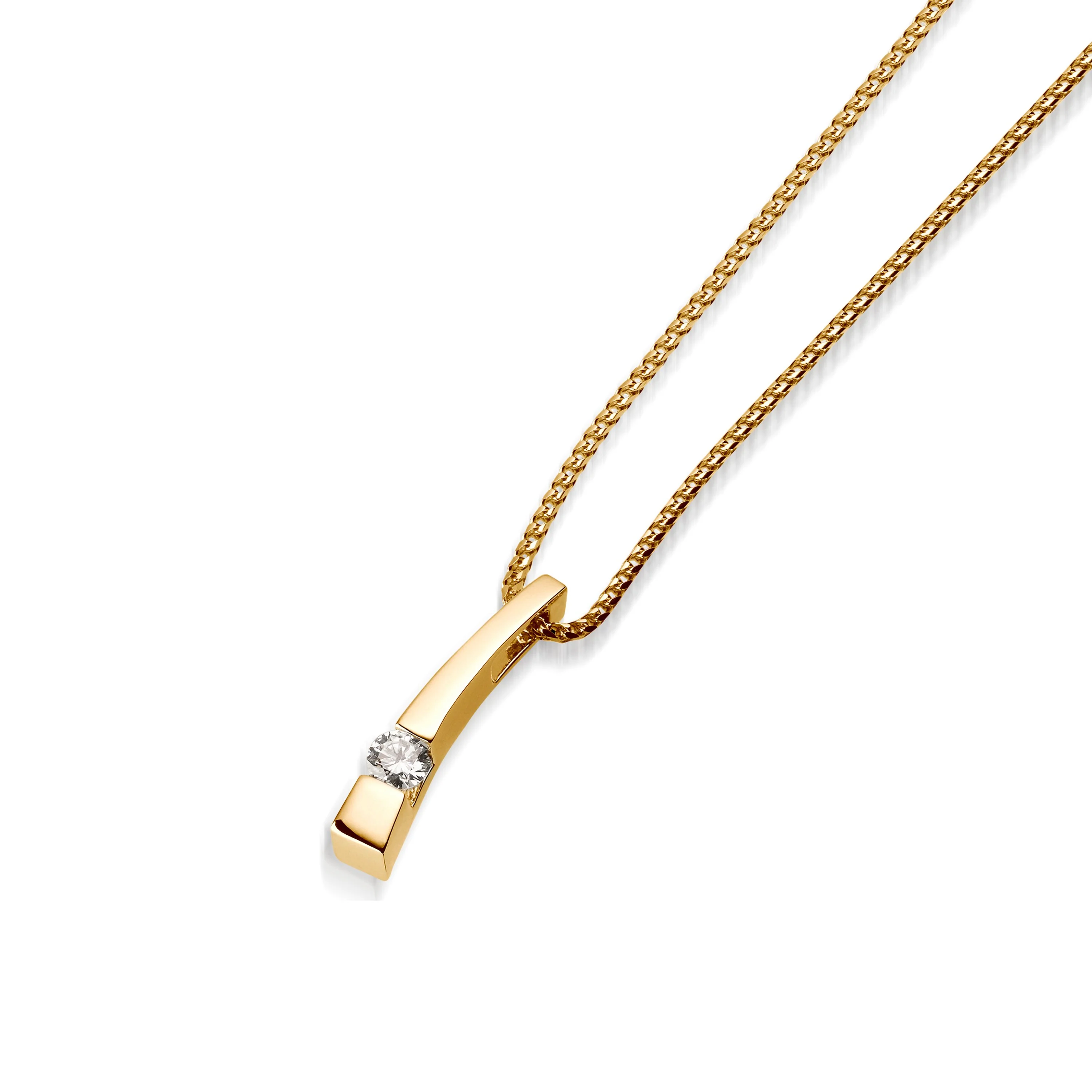 Polar Diamond Pendant Necklace - Image 3