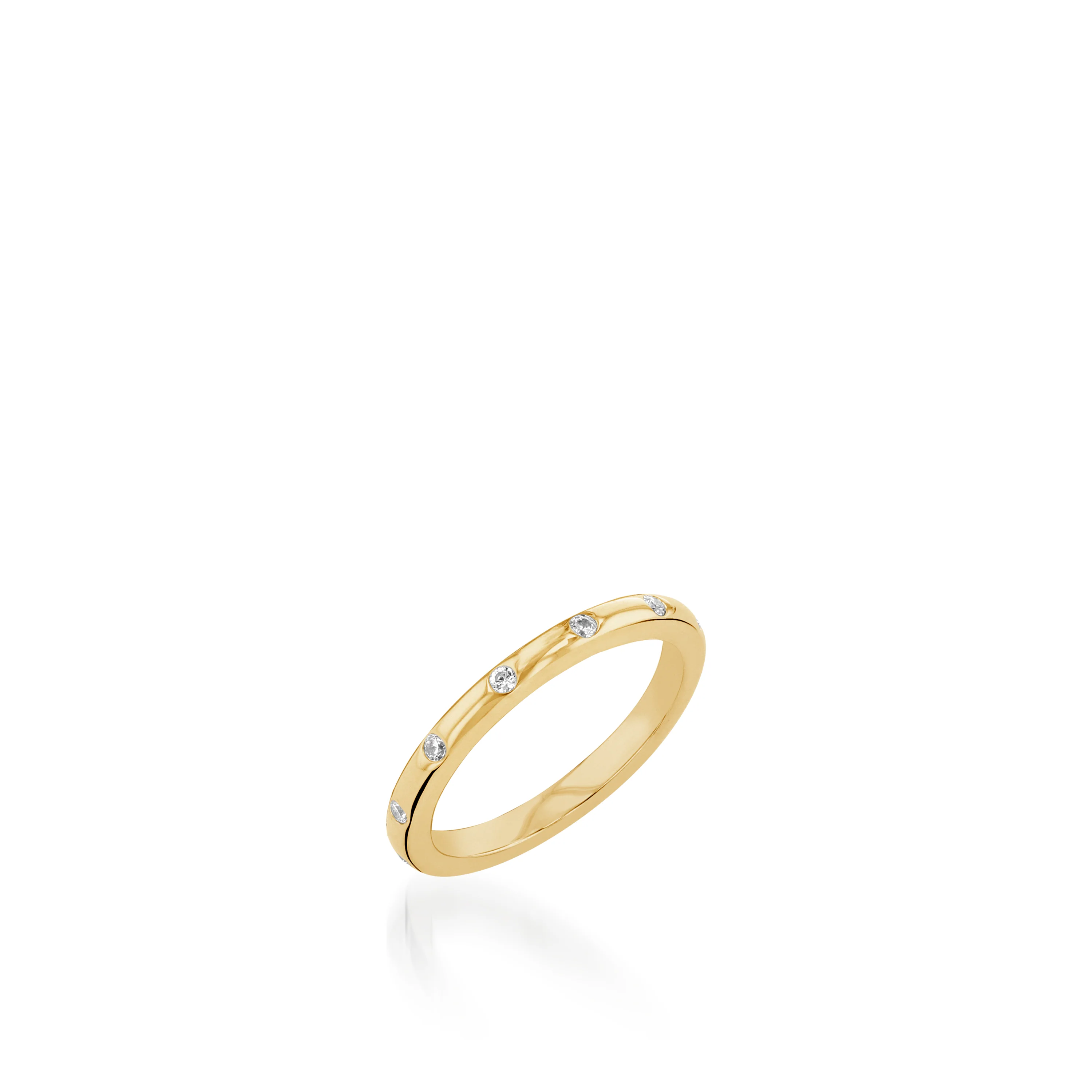 Poppy Yellow Gold Engagement Ring - Image 4