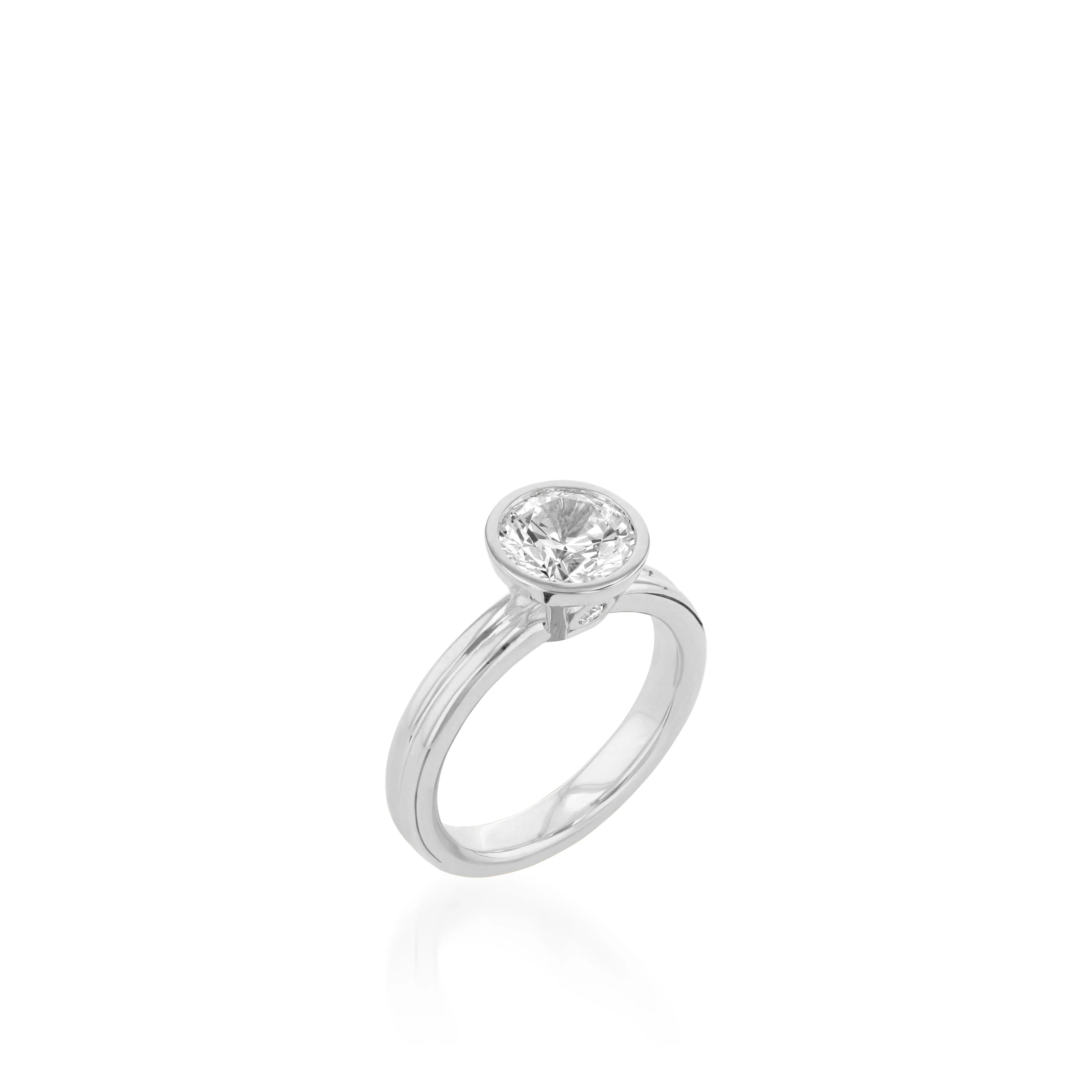 Poppy Yellow Gold Engagement Ring - Image 5