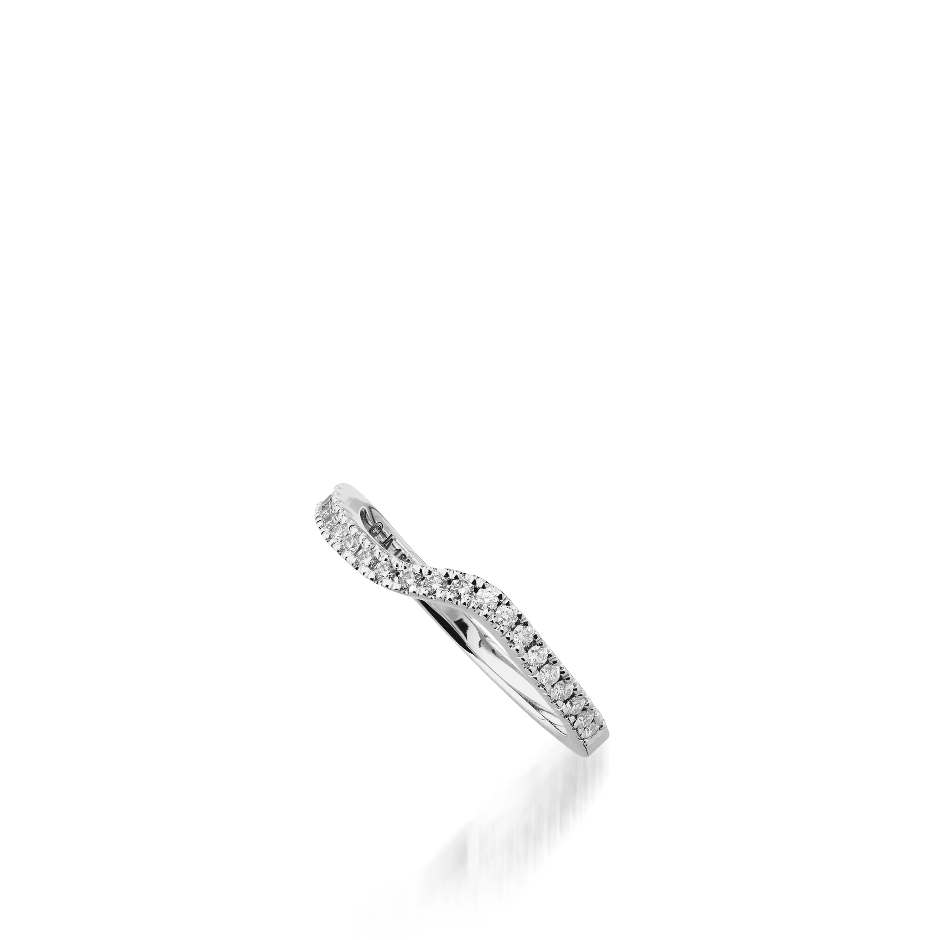 Rhapsody White Gold Engagement Ring - Image 3