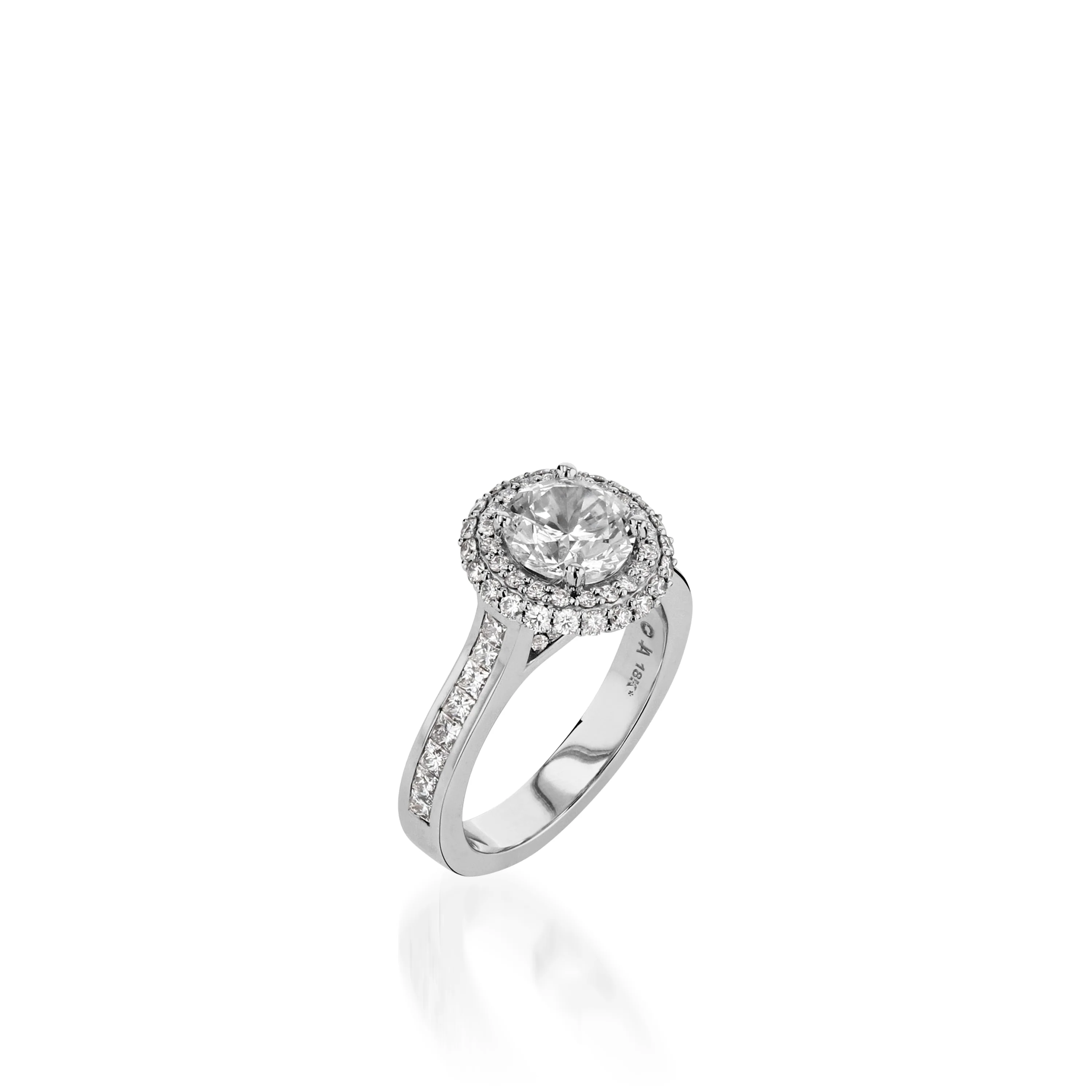 Royalty Yellow Gold Engagement Ring - Image 7