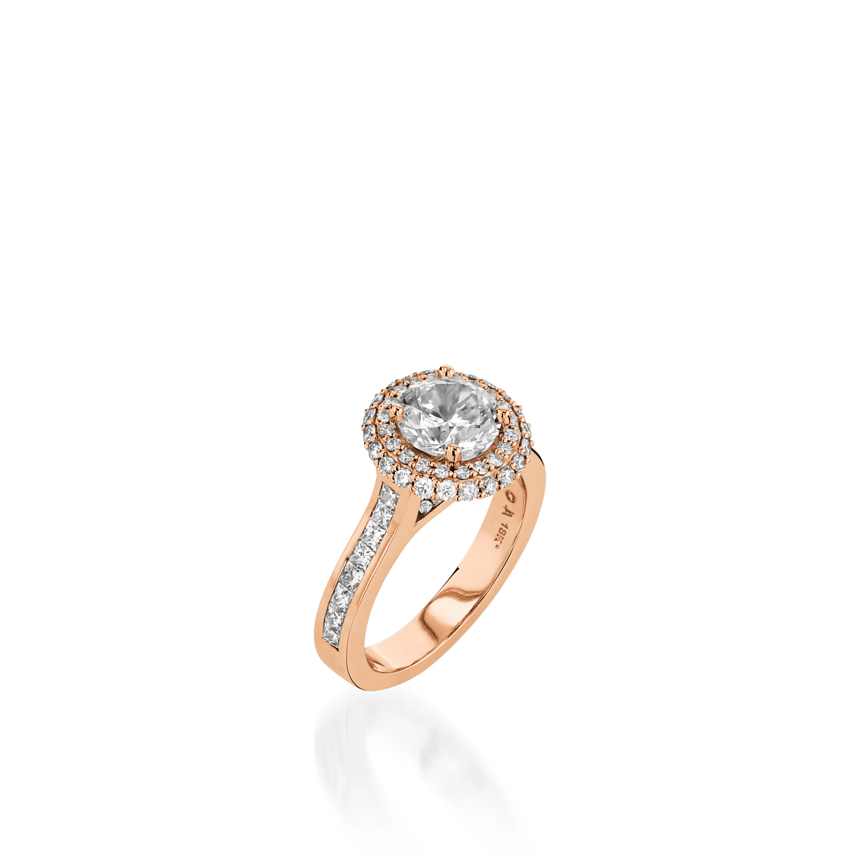 Royalty Yellow Gold Engagement Ring - Image 8