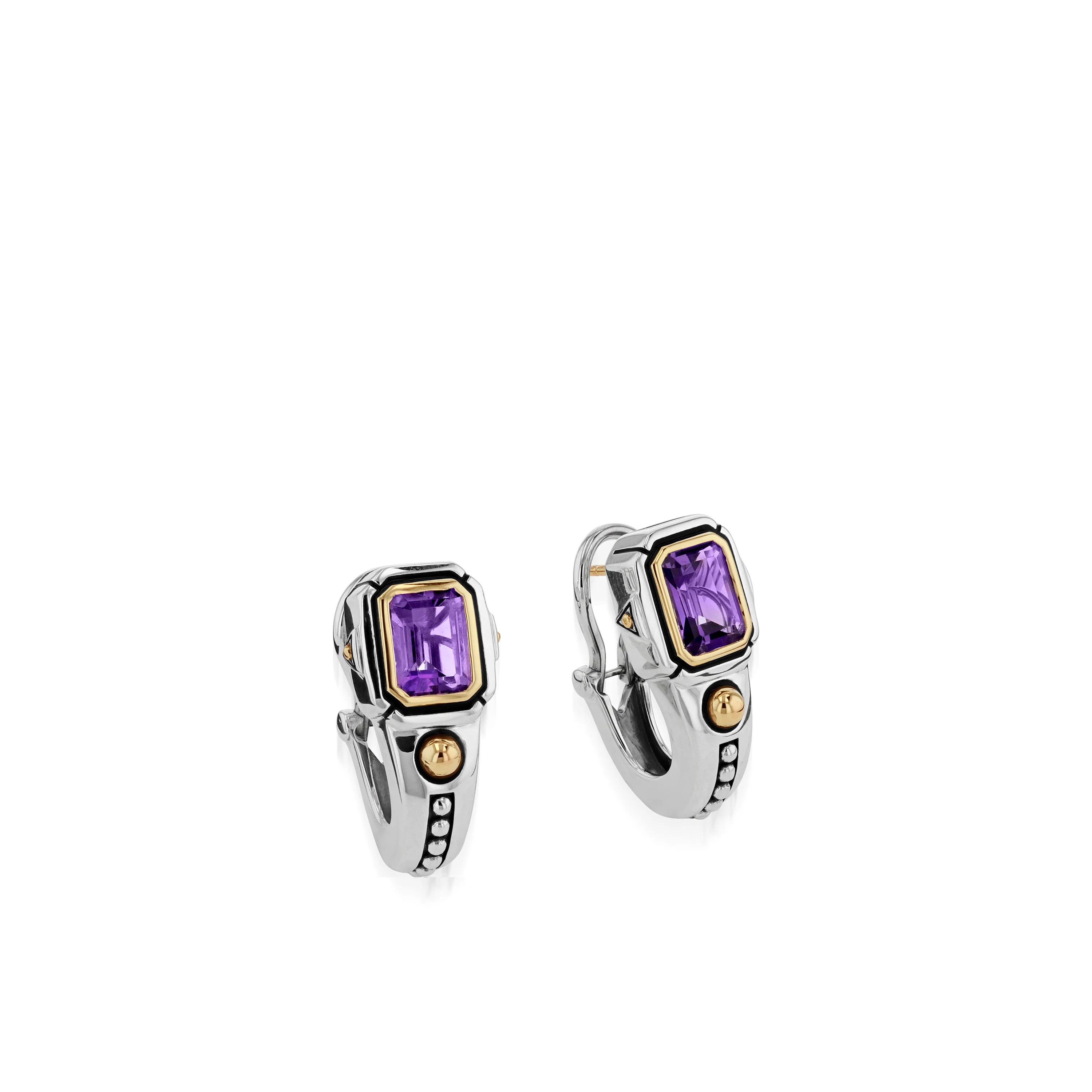 Sahara Gemstone Hoop Earrings - Image 2
