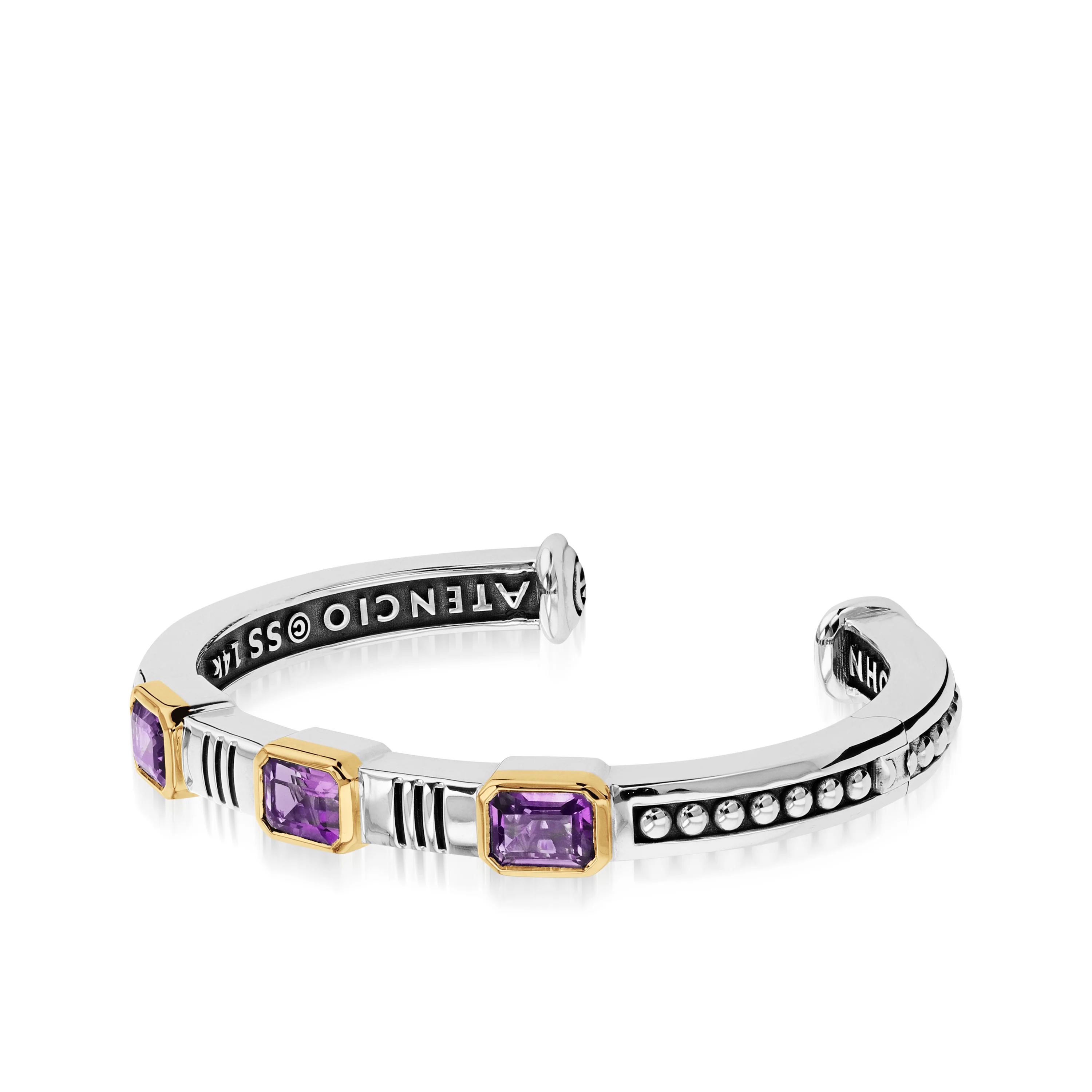 Sahara Gemstone Stack Cuff Bracelet - Image 4