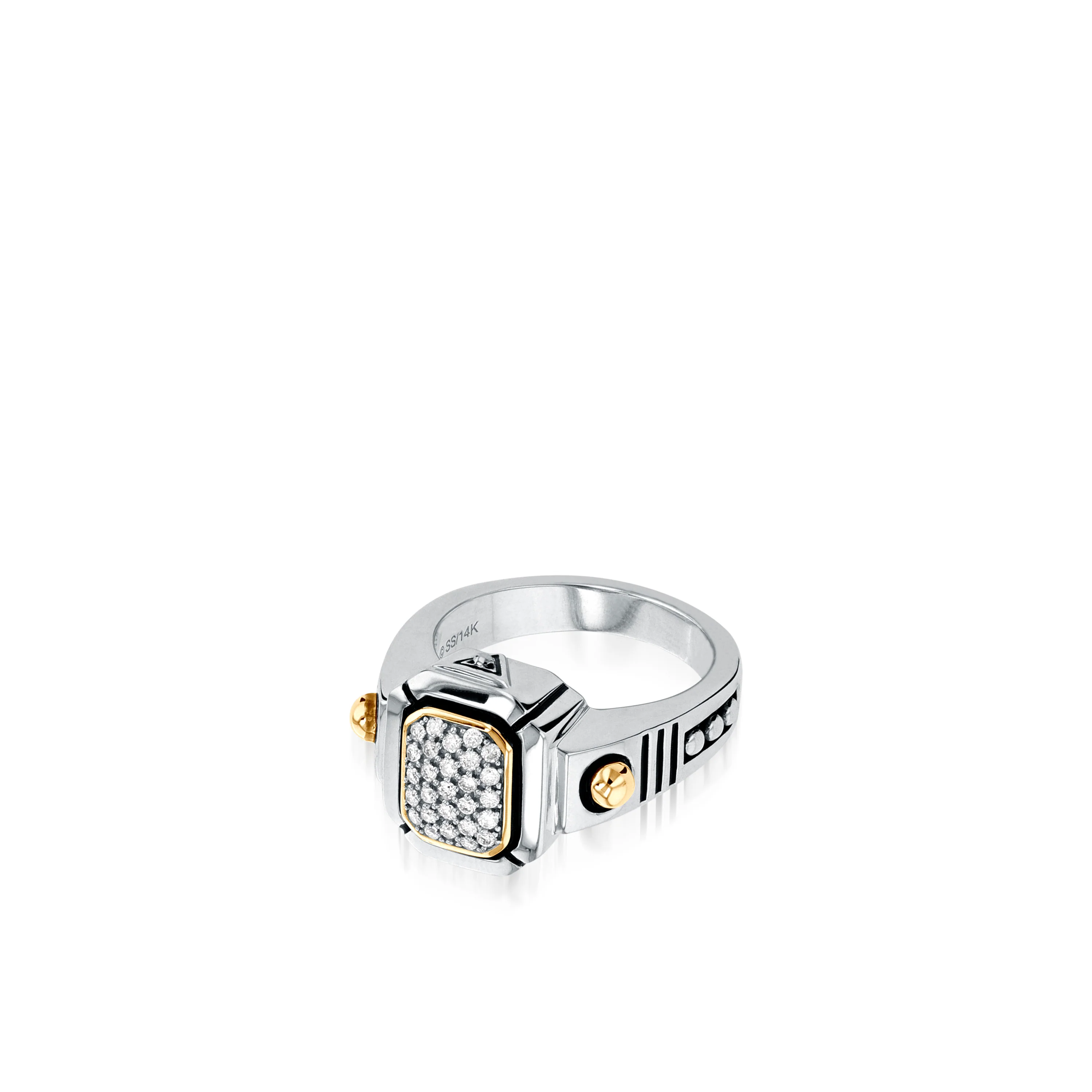 Sahara Small Pave Diamond Ring - Image 2