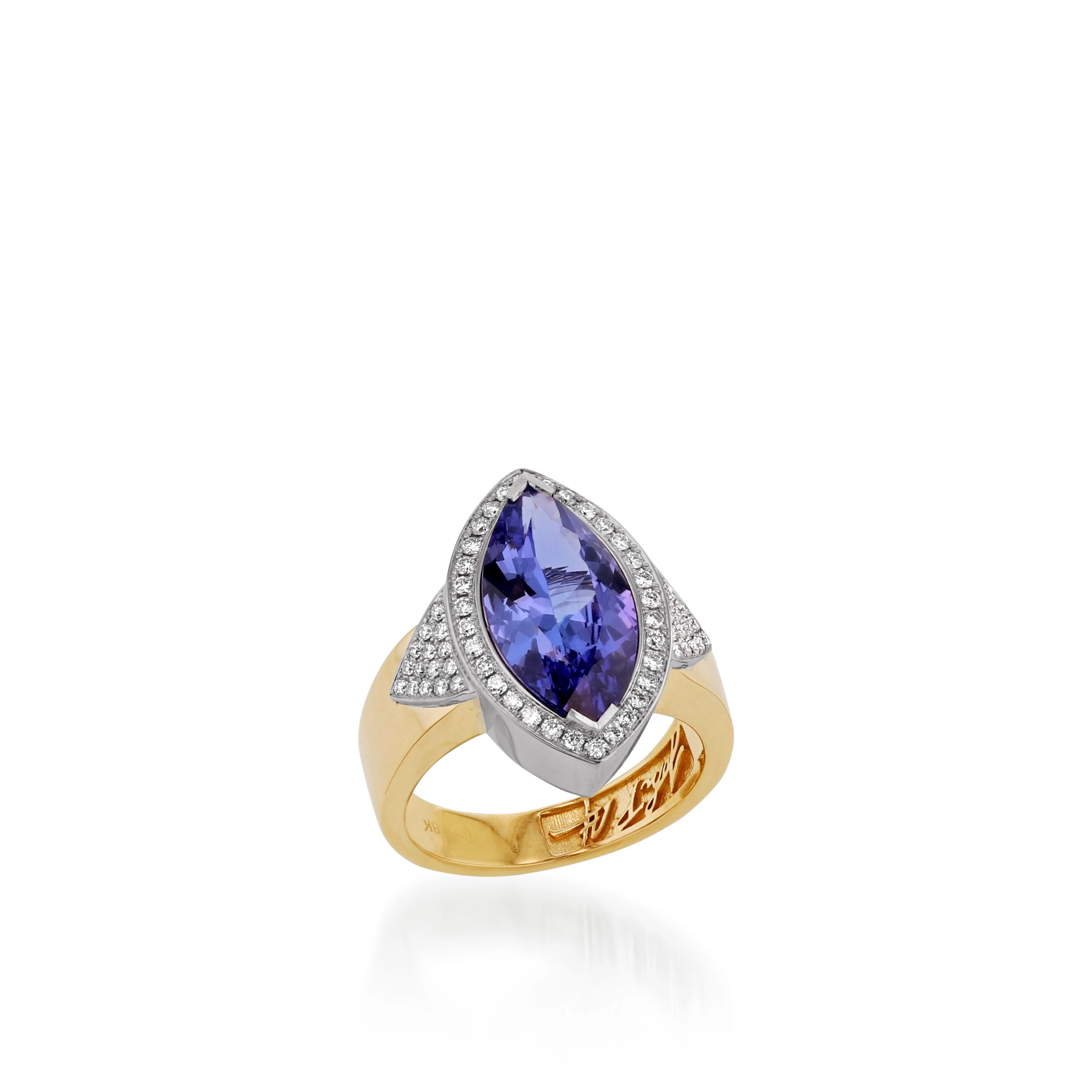 Signature Marquise Tanzanite and Diamond Ring