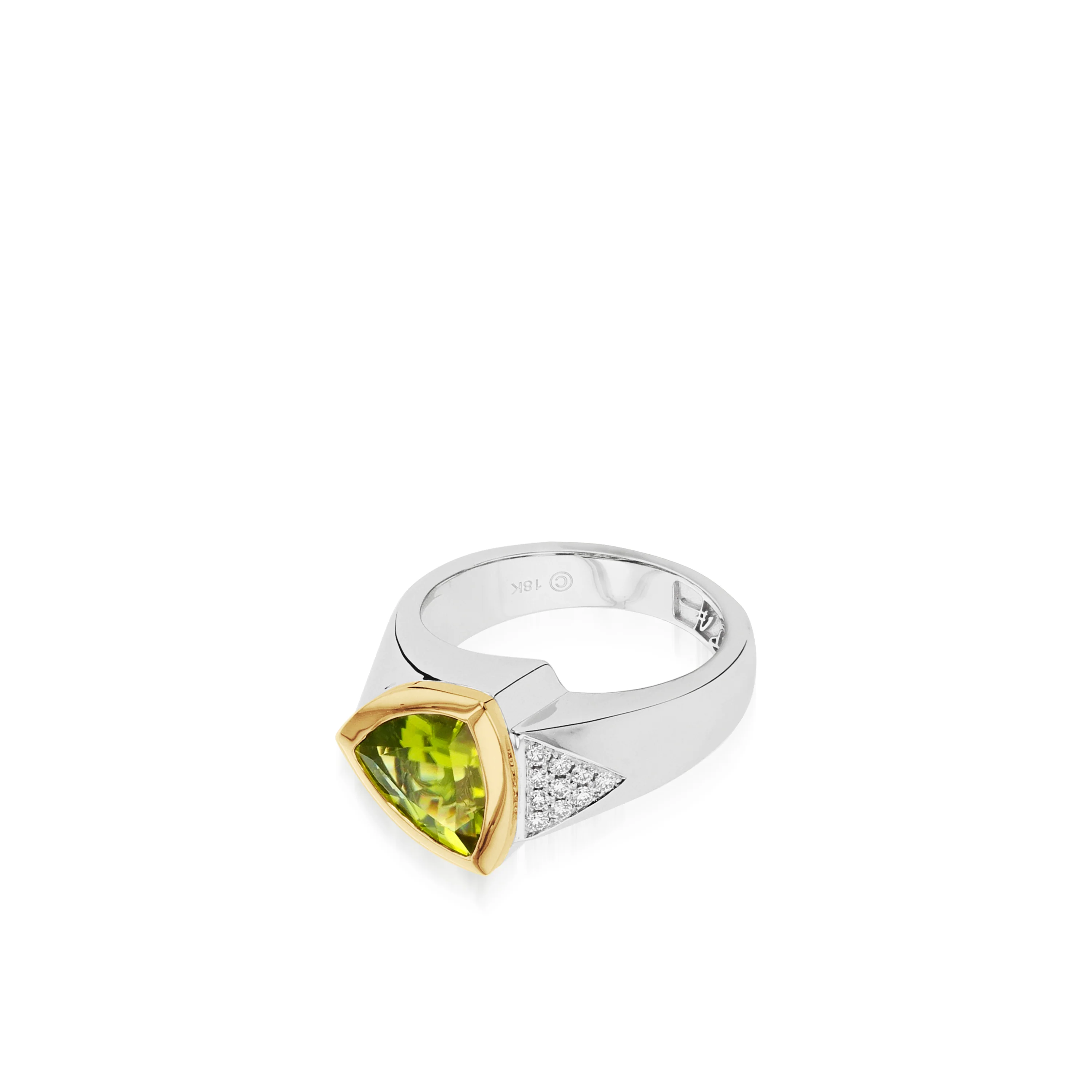 Signature Peridot and Diamond Ring - Image 2