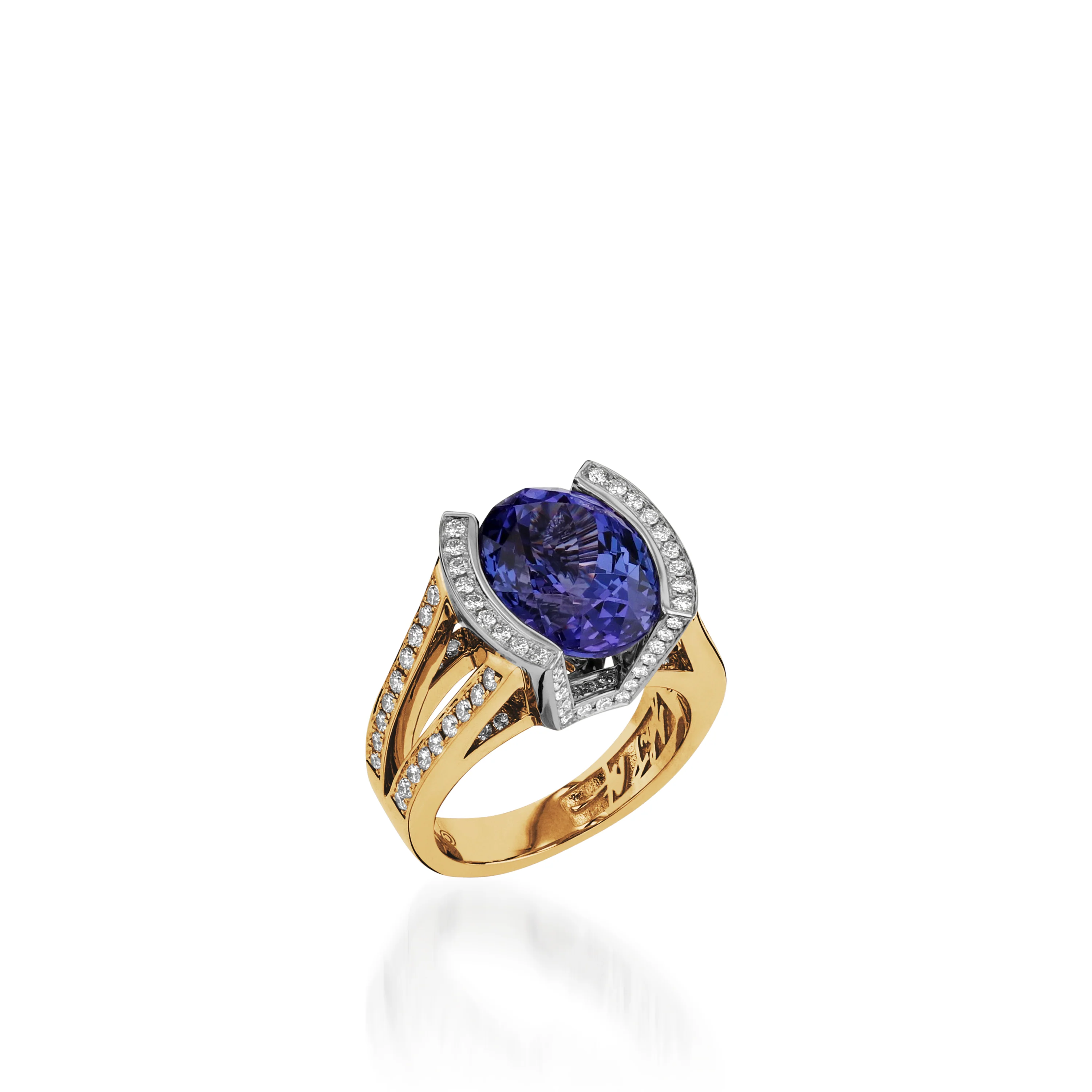 Signature Tanzanite and Diamond Ring