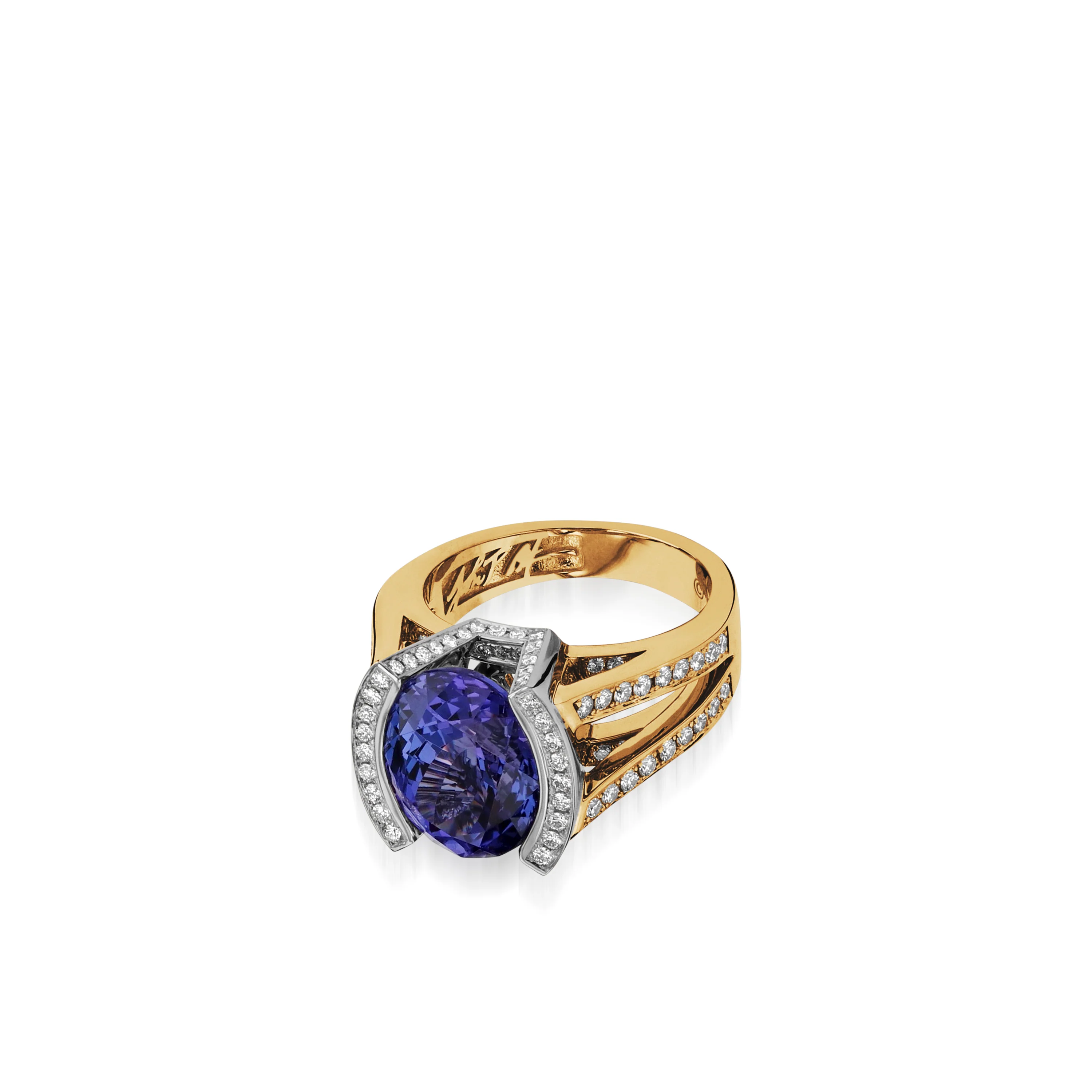 Signature Tanzanite and Diamond Ring - Image 2